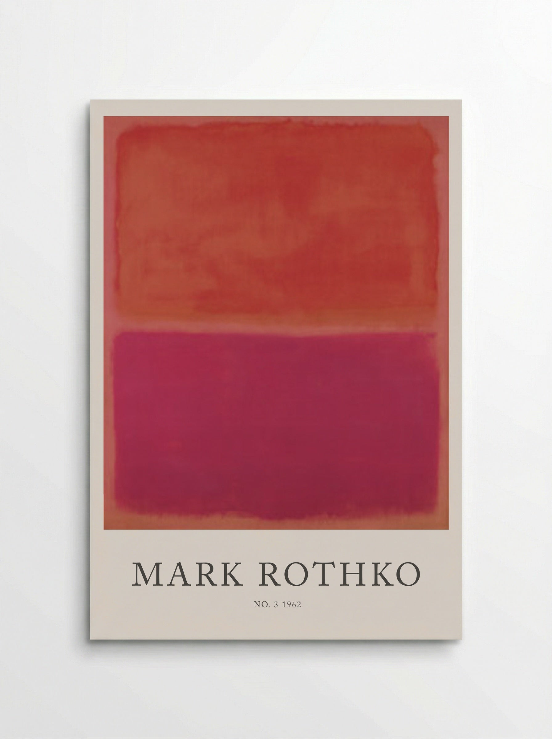 No. 3, 1962 - Mark Rothko - Poster