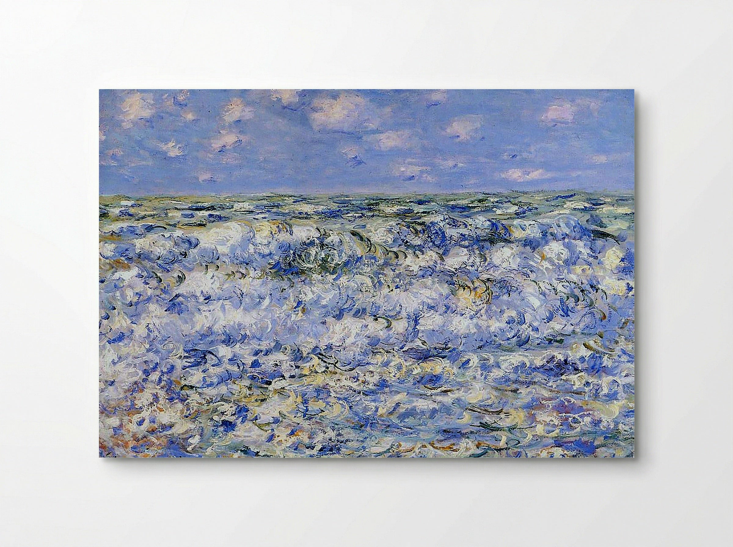 Waves Breaking - Claude Monet - Poster