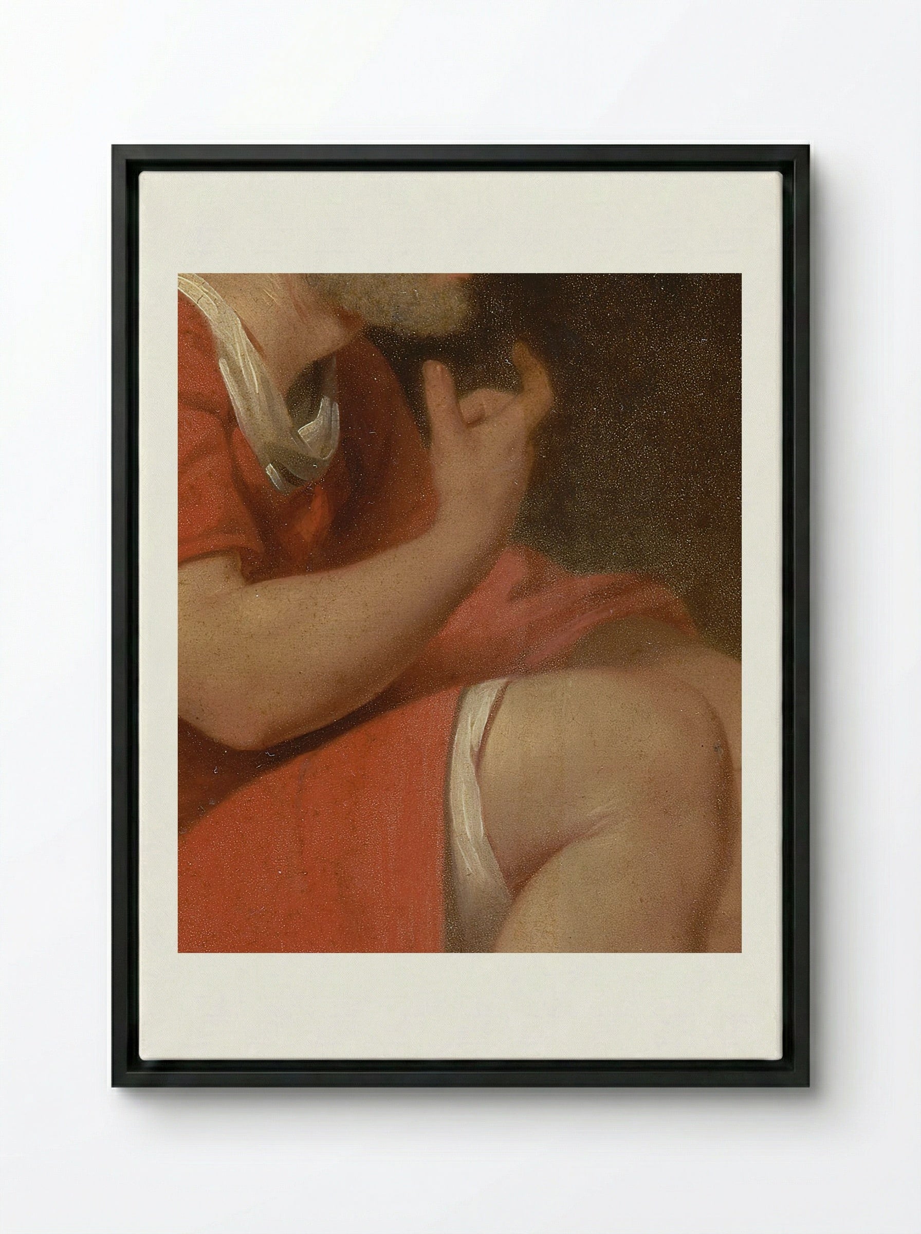 Robert, Duke of Normandy, in Prison - Jean-Jacques-François Le Barbier - Framed Canvas Black