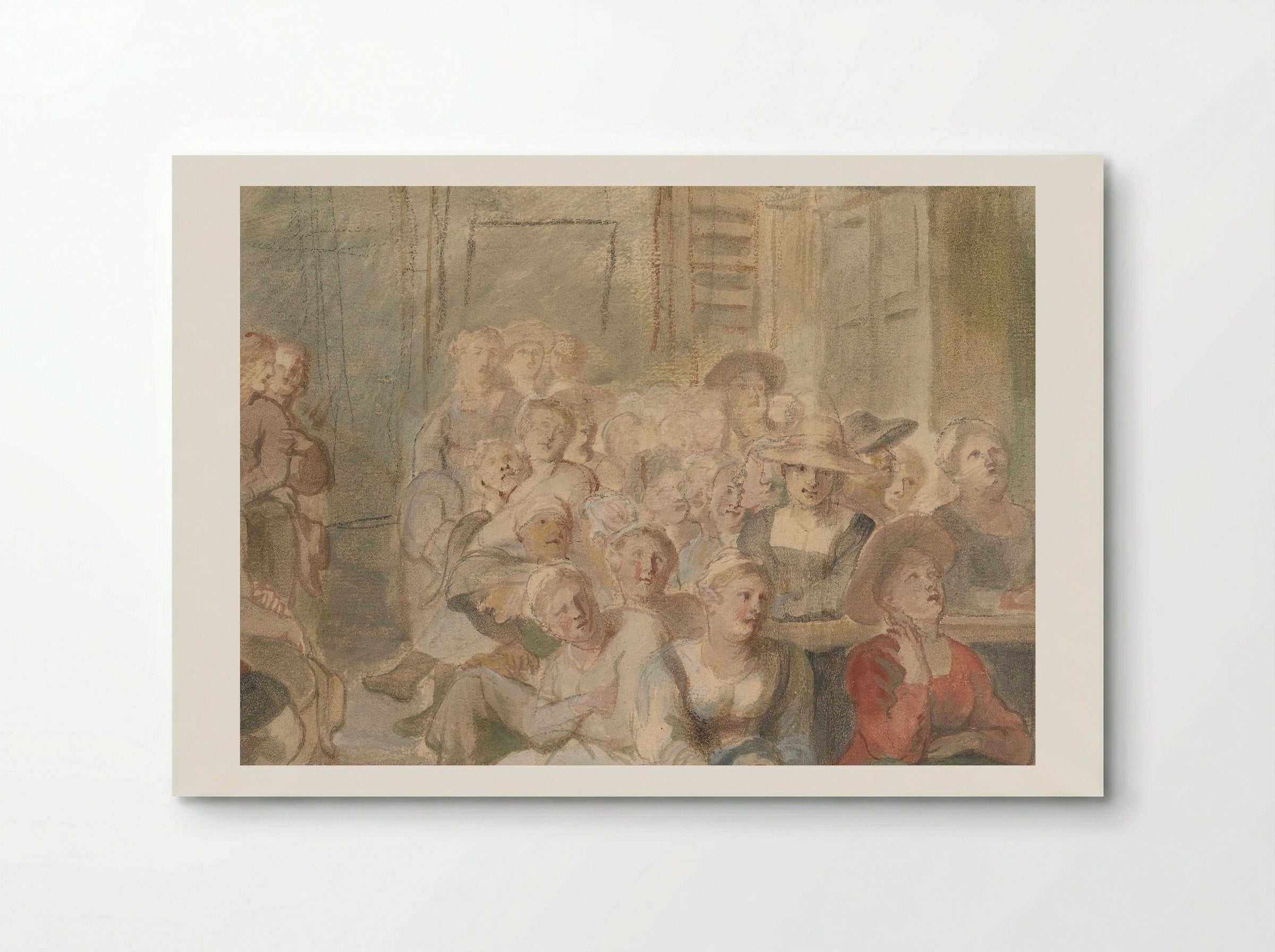 A Sermon in a Village Church - Peter Paul Rubens - Poster