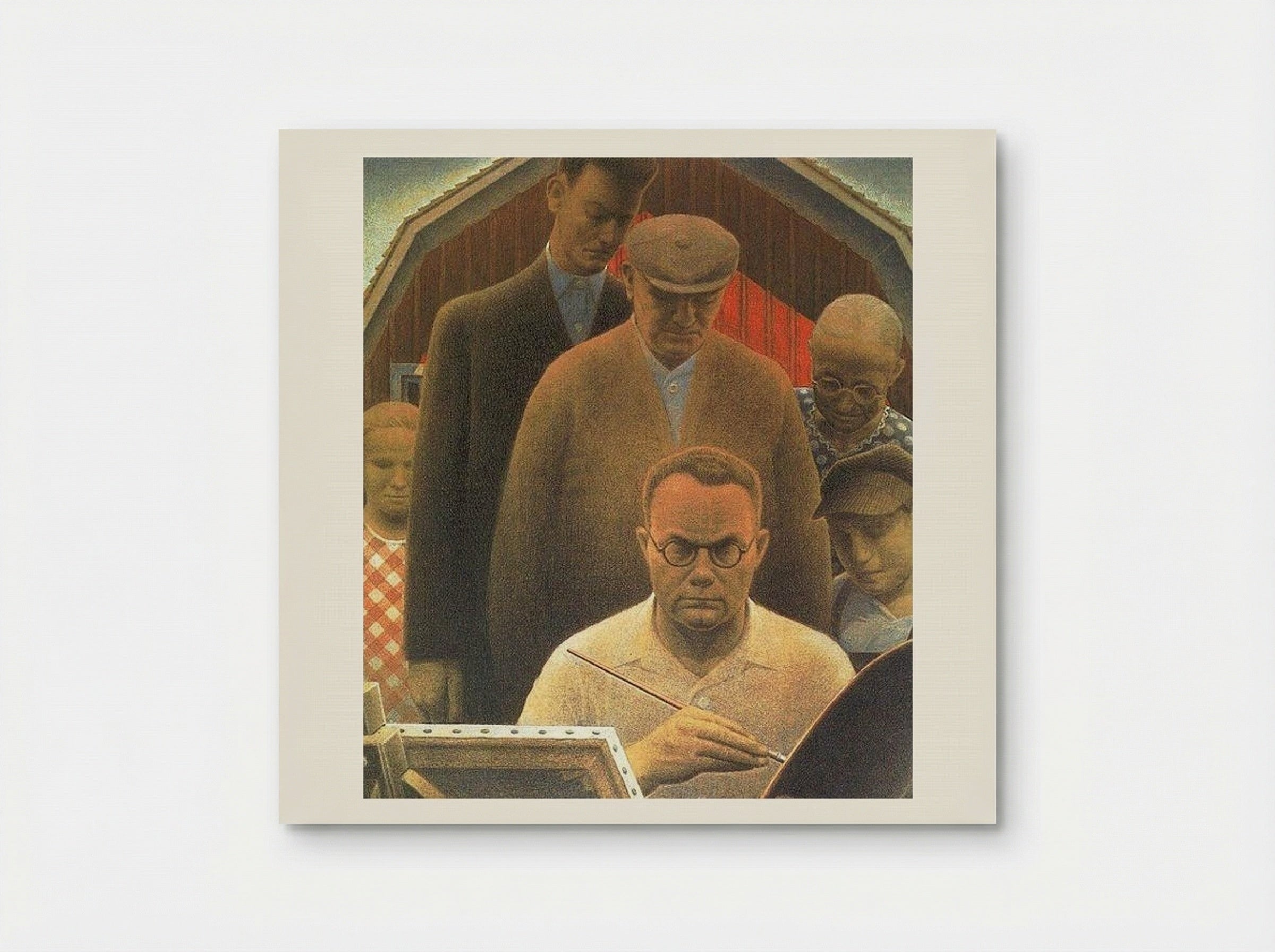 Return From Bohemia - Grant Wood - Poster