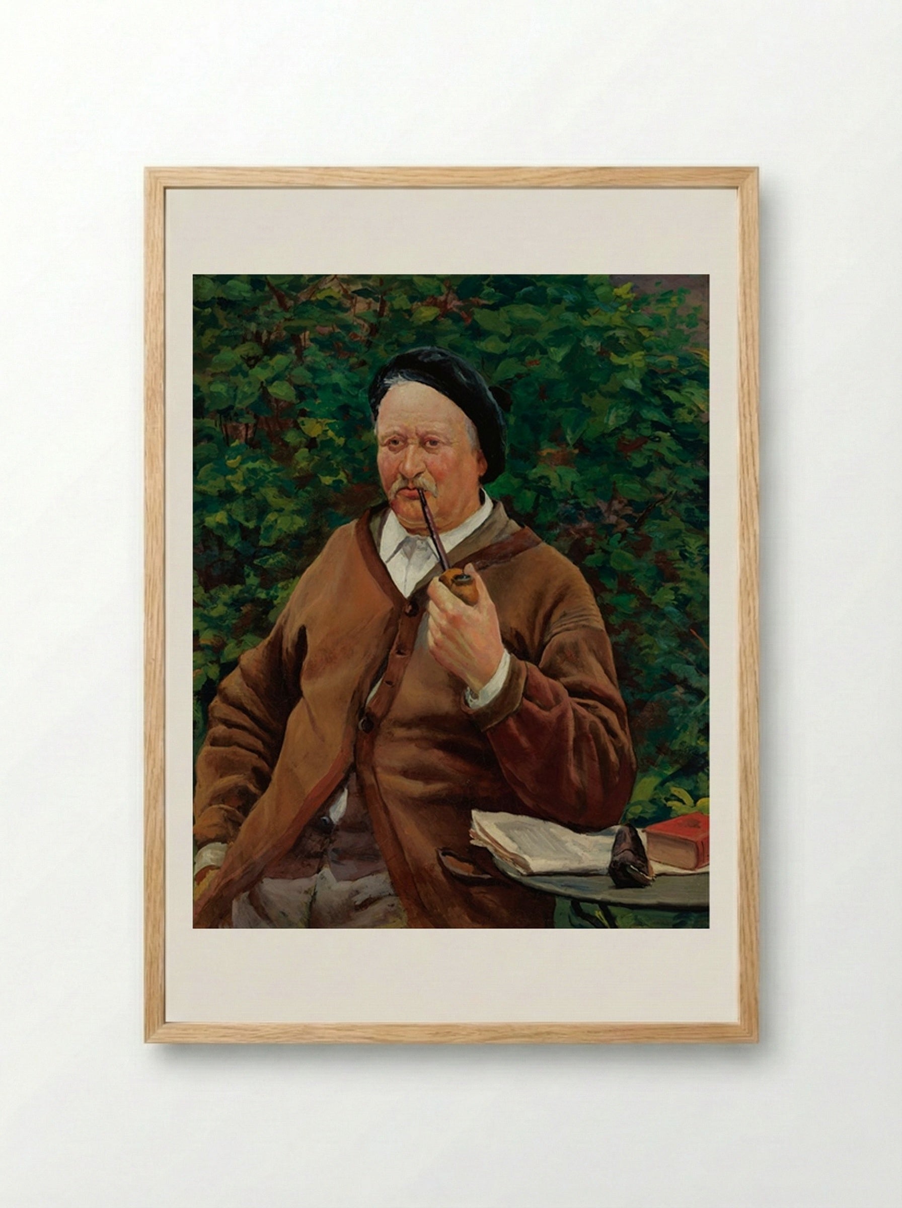 Artist's Father - Maximilien Luce - Framed Print Wood