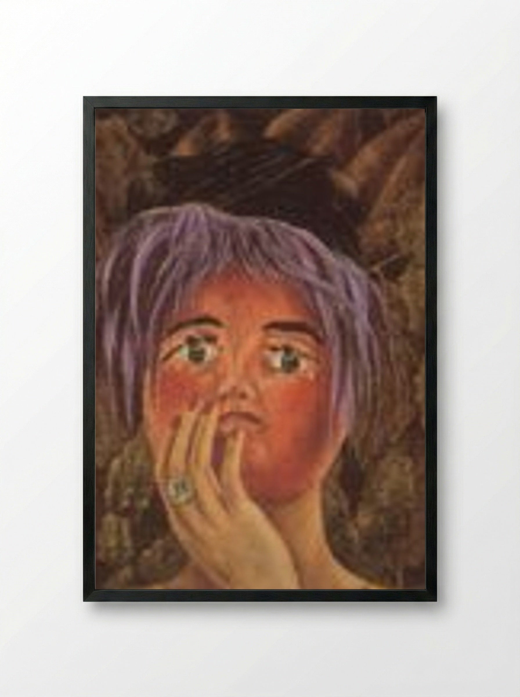 The Mask - Fine Art Print - Framed Print Black