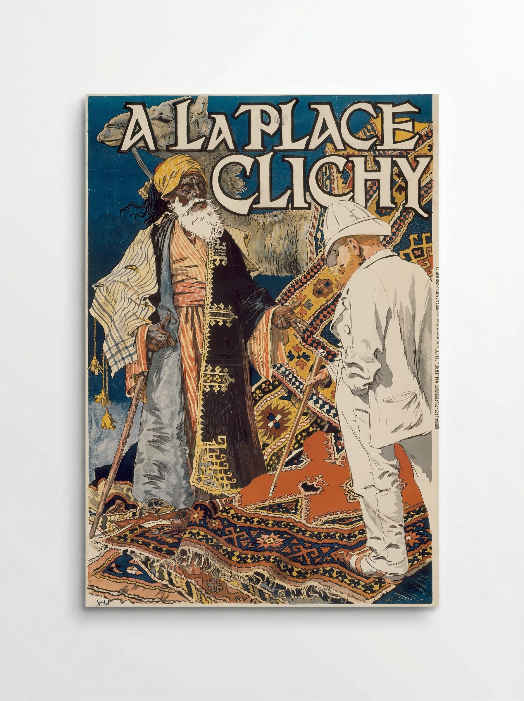 A la Place Clichy - Eugène Samuel Grasset - Poster