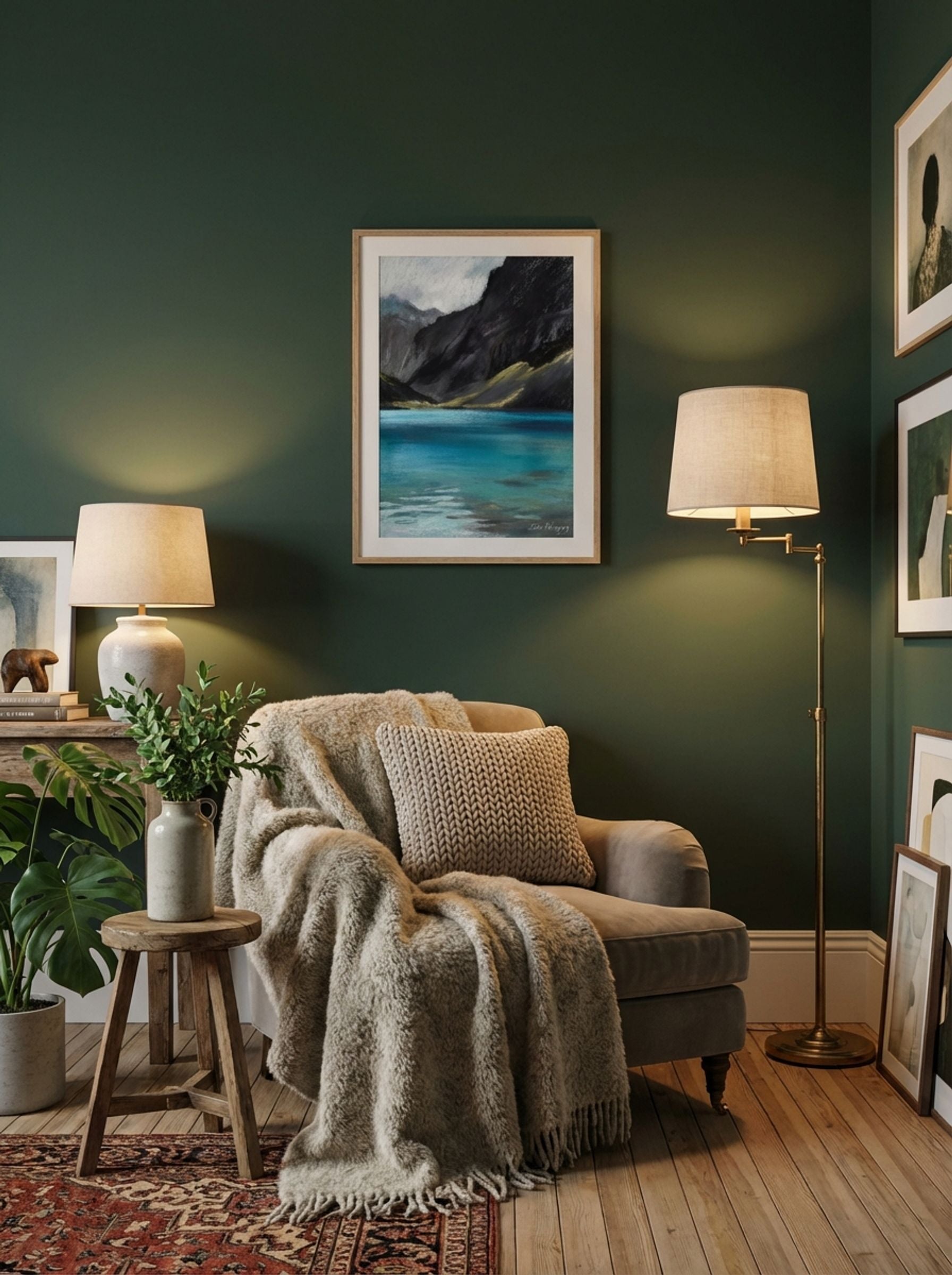 Blue Lake Under Black Rock - Zolo Palugyay - Lifestyle