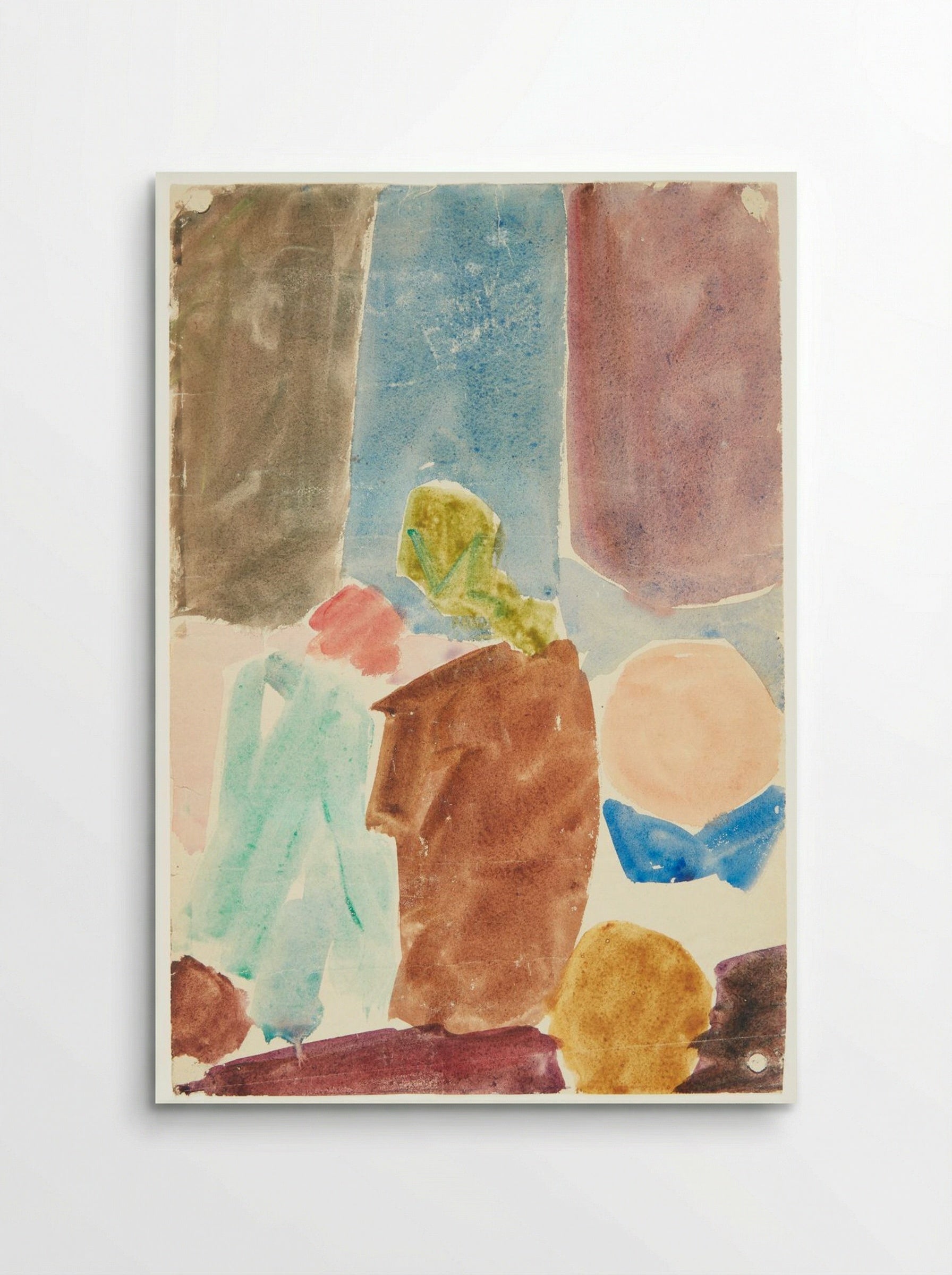 Colour Study after Delacroix's 'Dante and Virgil in the Underworld' - Edvard Weie - Poster