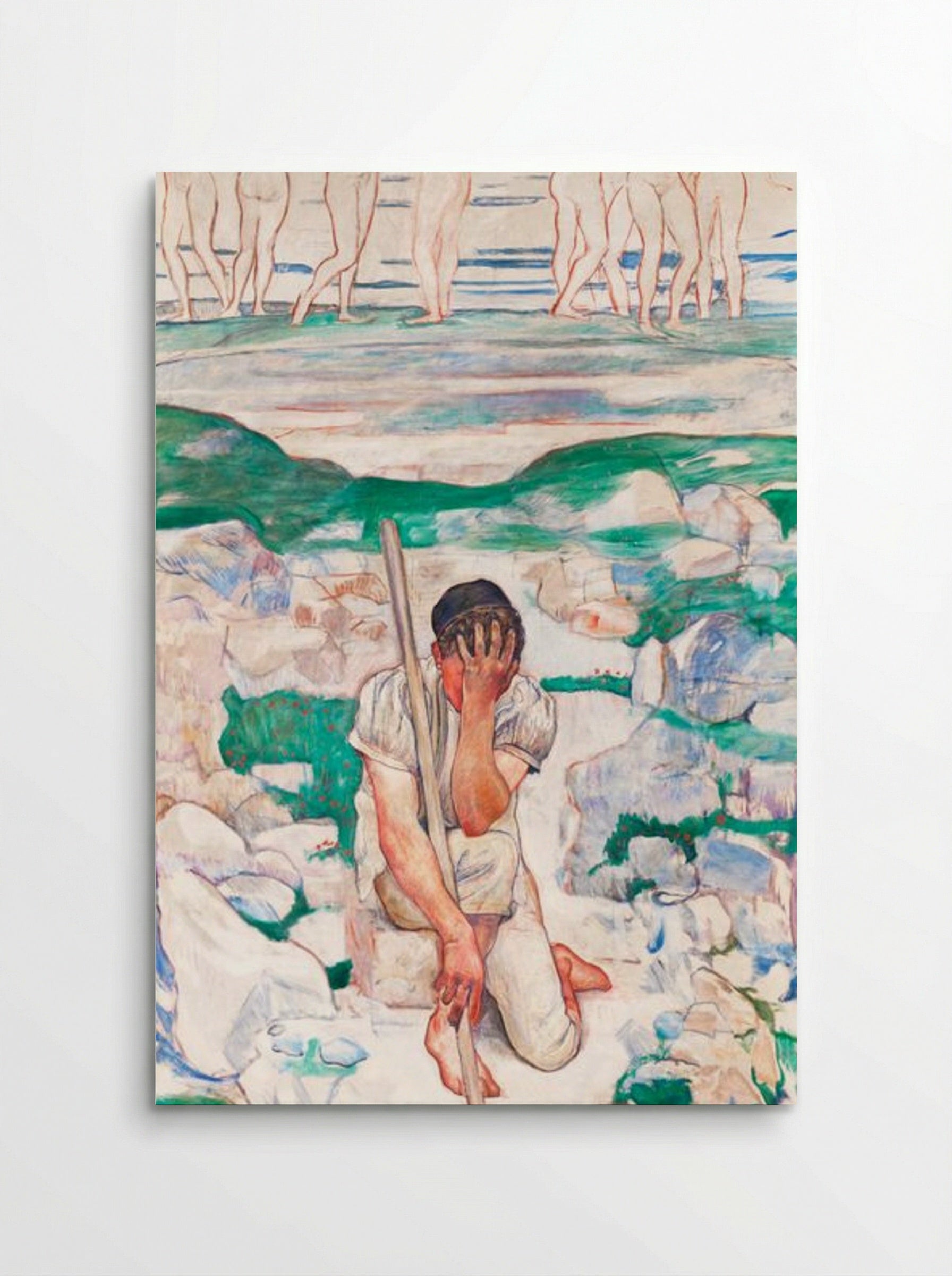 The Dream of the Shepherd - Ferdinand Hodler - Poster