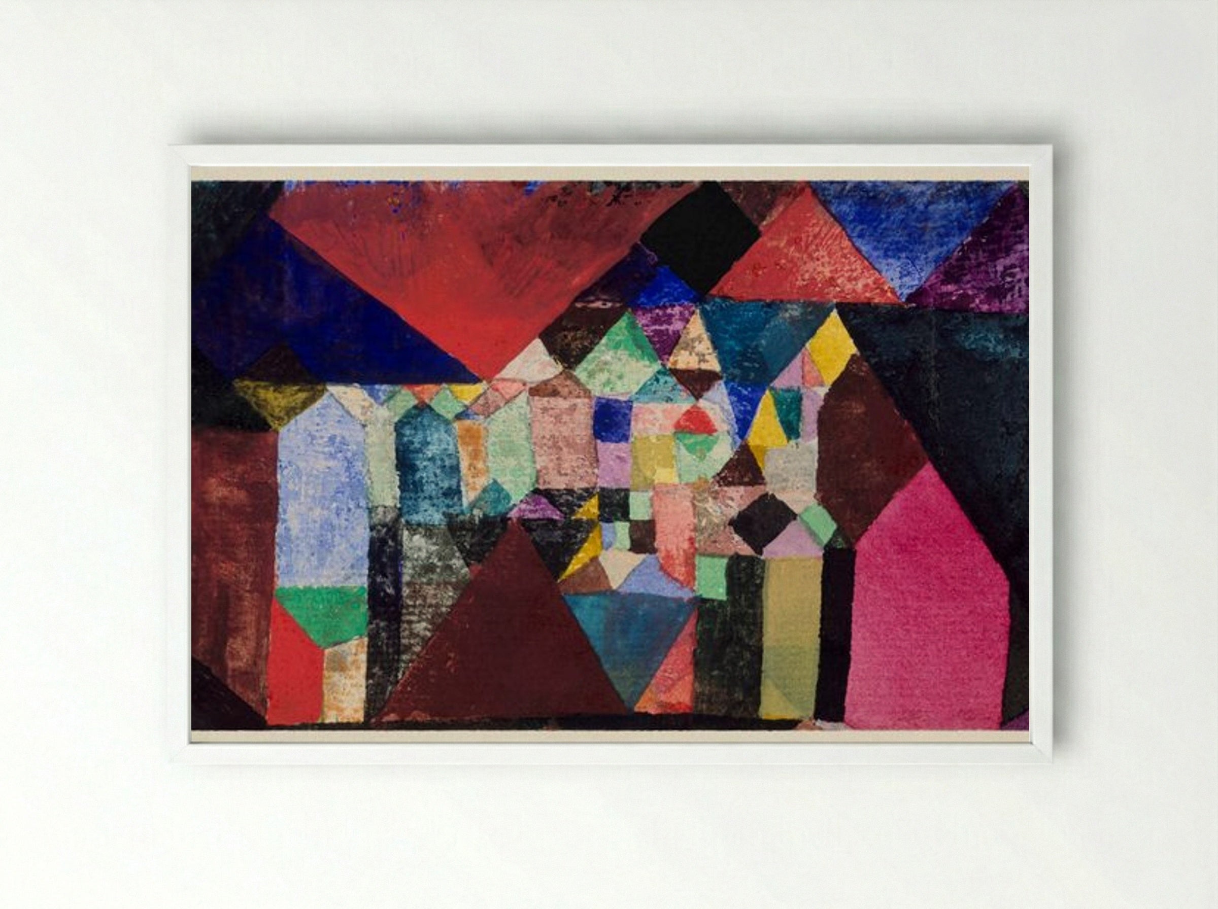 Municipal Jewel - Paul Klee - Framed Print White
