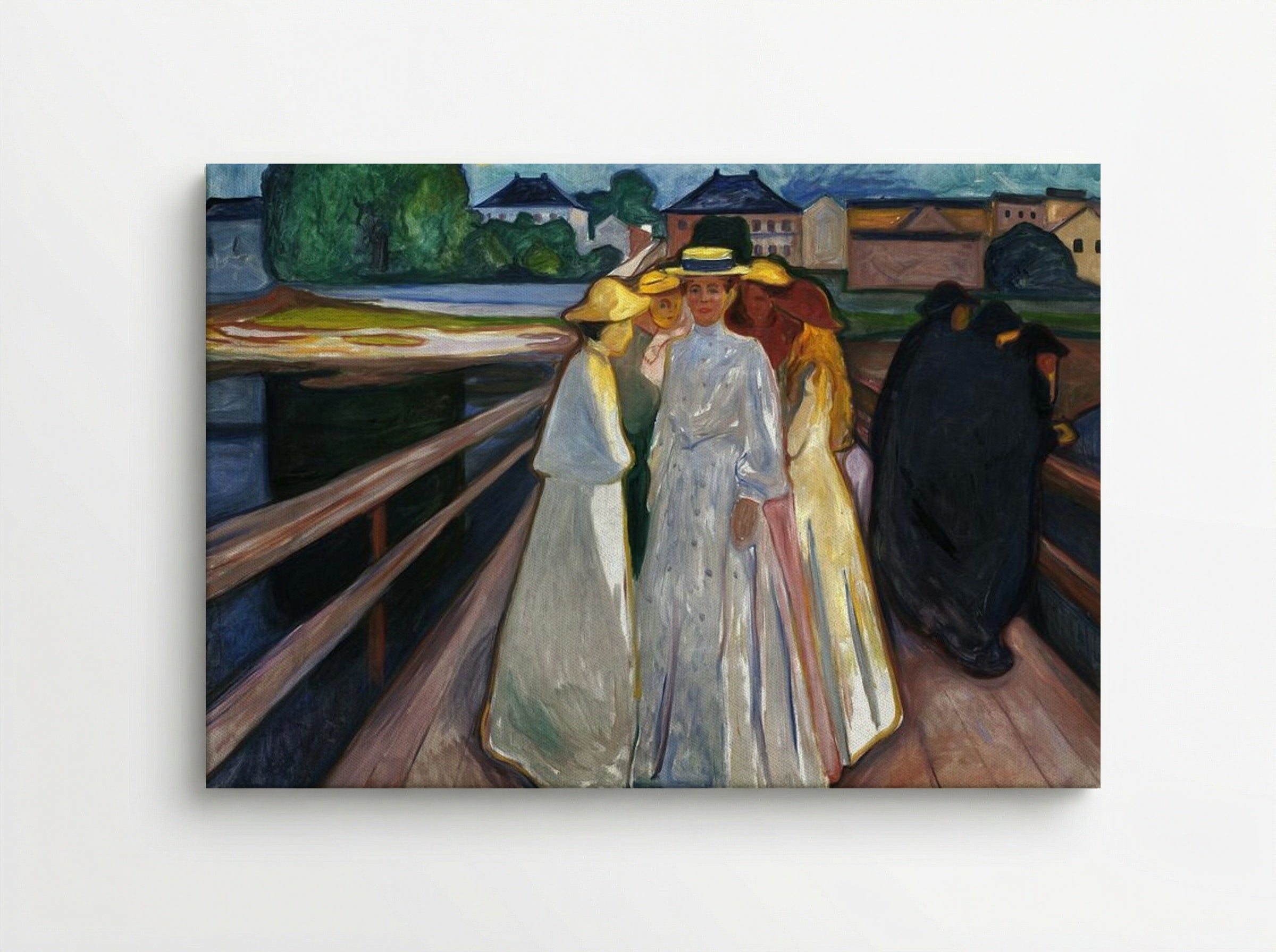 On the Bridge - Edvard Munch - Canvas