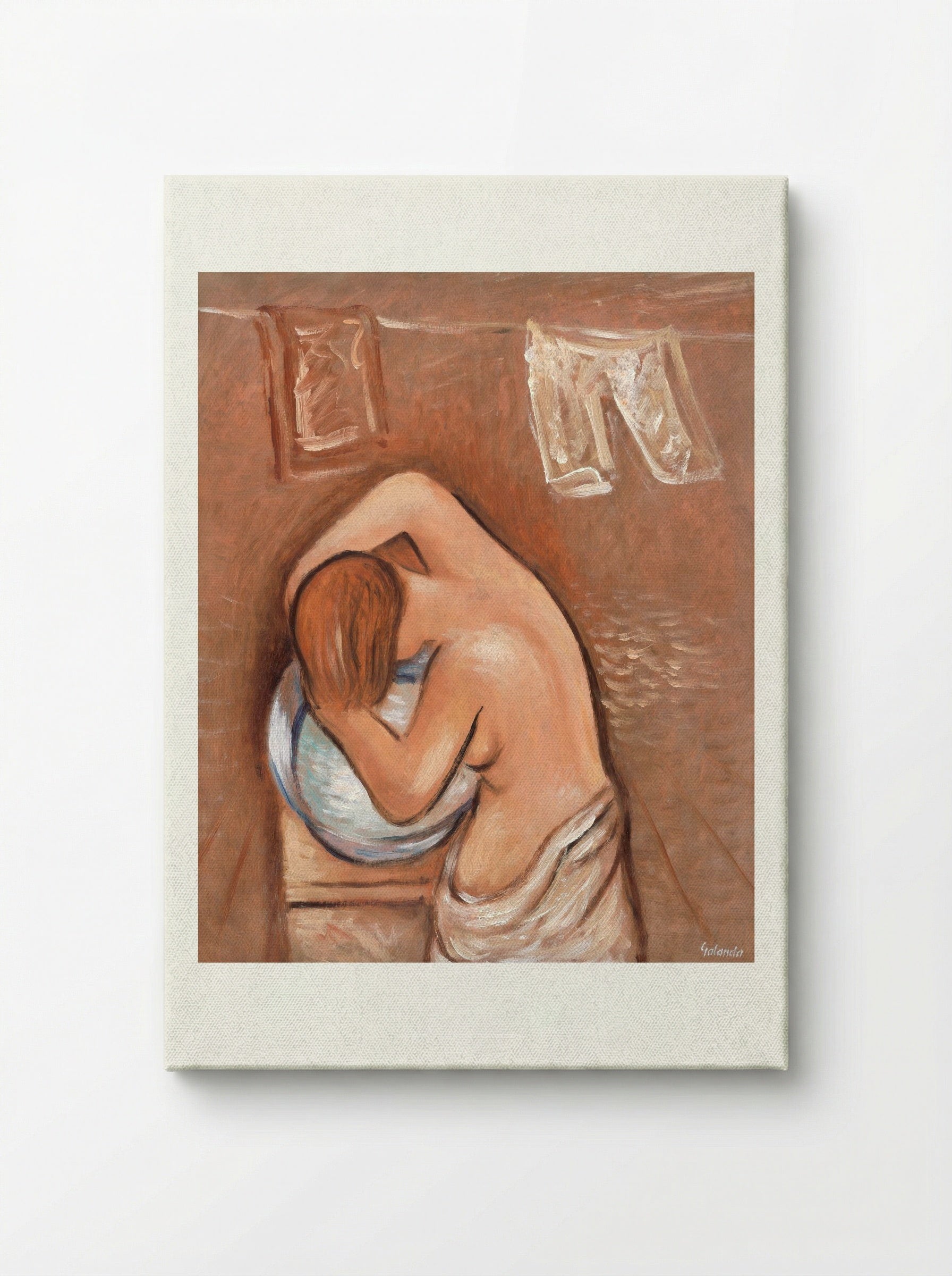 Washing Hair - Mikuláš Galanda - Canvas