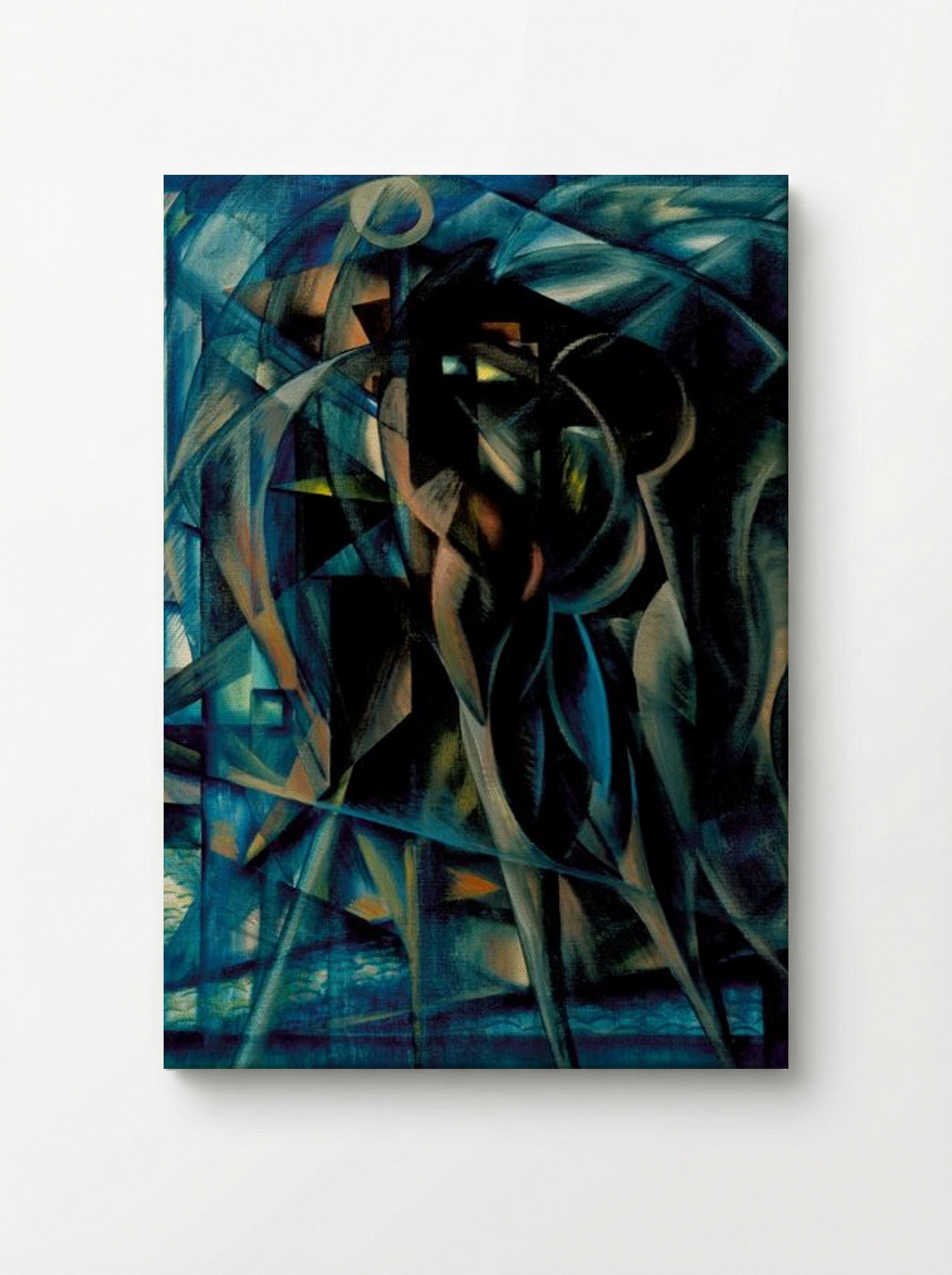 Figures in Blue - Benjamin F. Berlin - Canvas