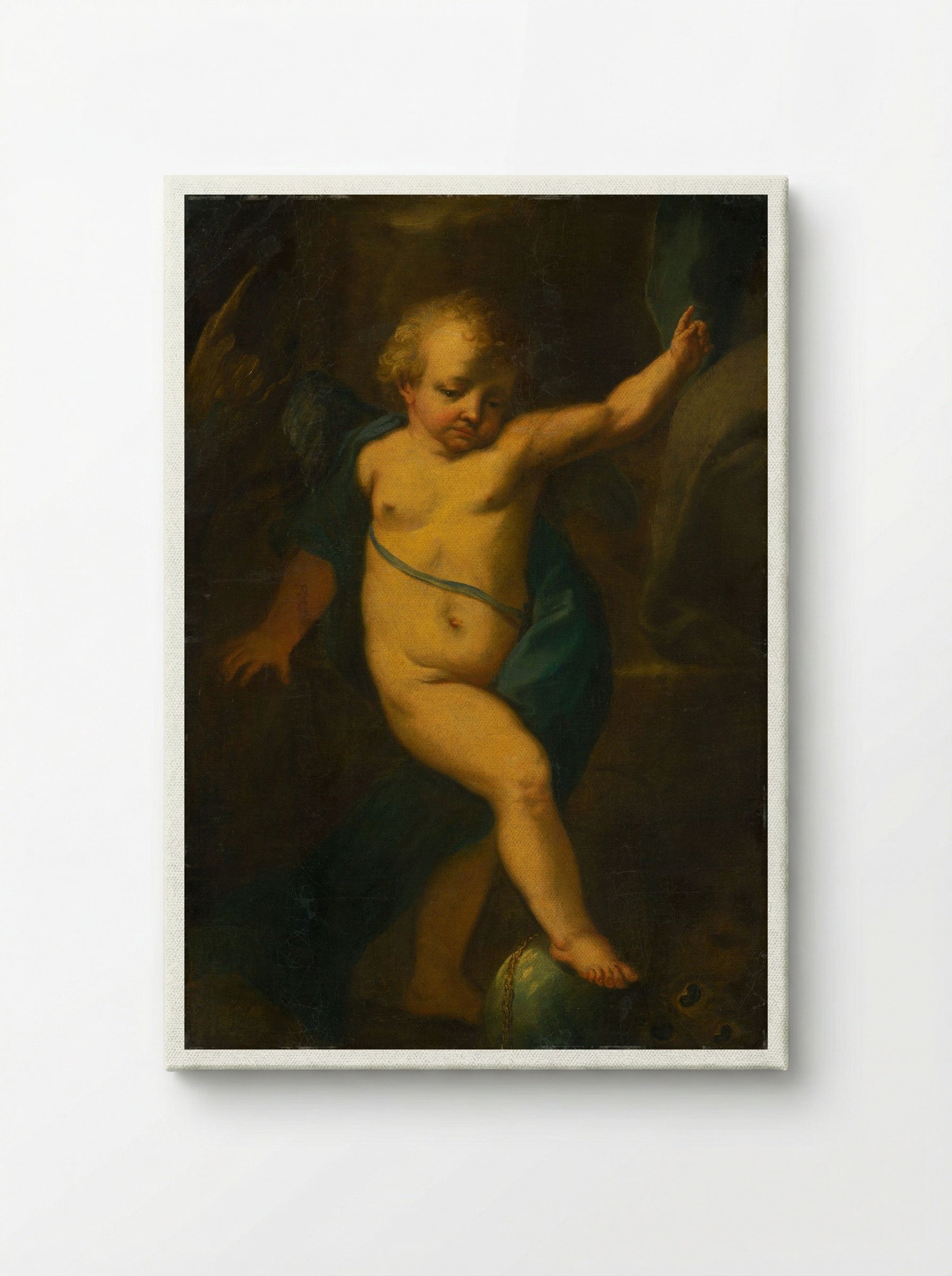 Allegorical Figure of an Angel - Fine Art Print - Canvas