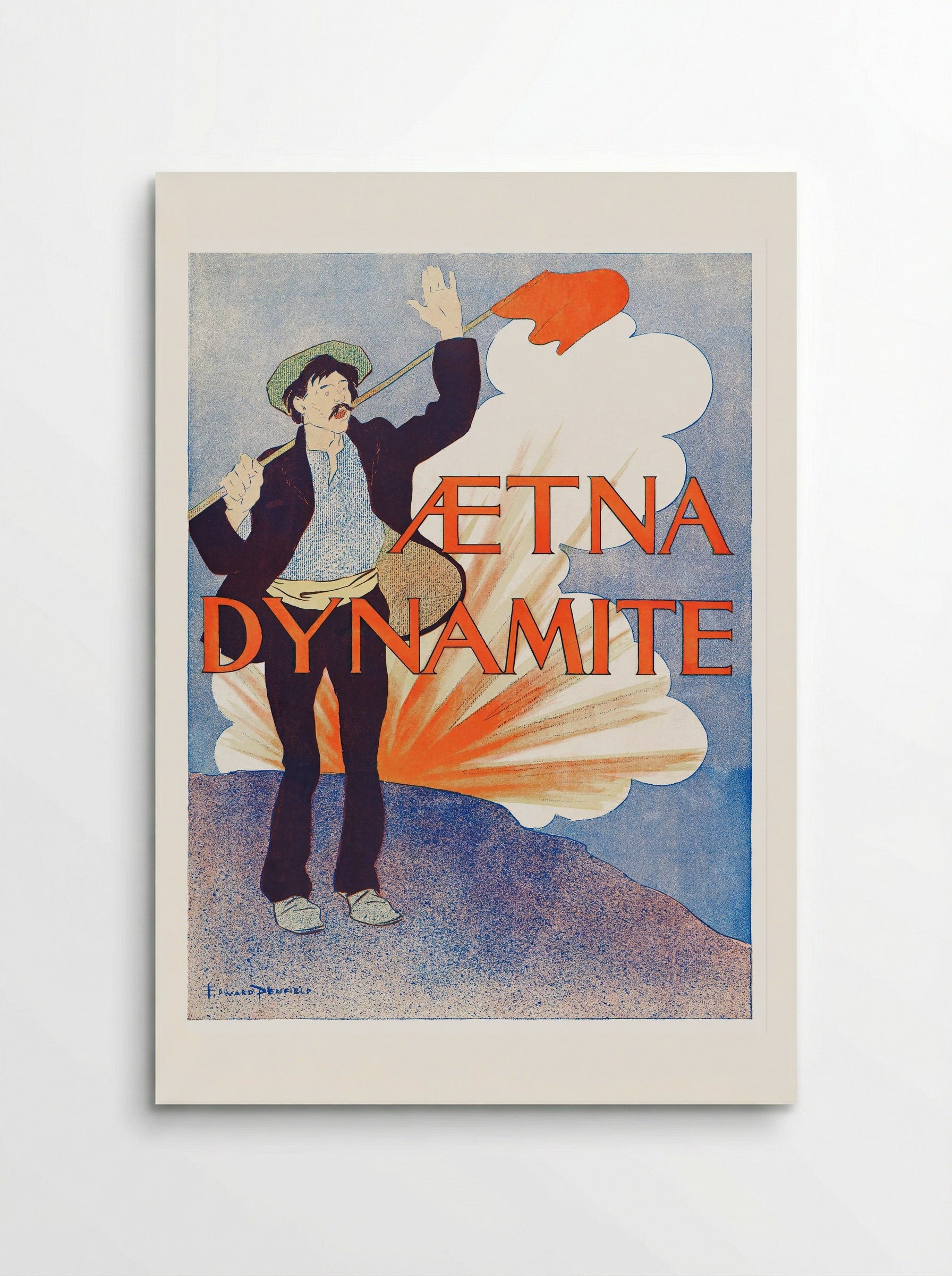 Aetna Dynamite - Edward Penfield - Poster