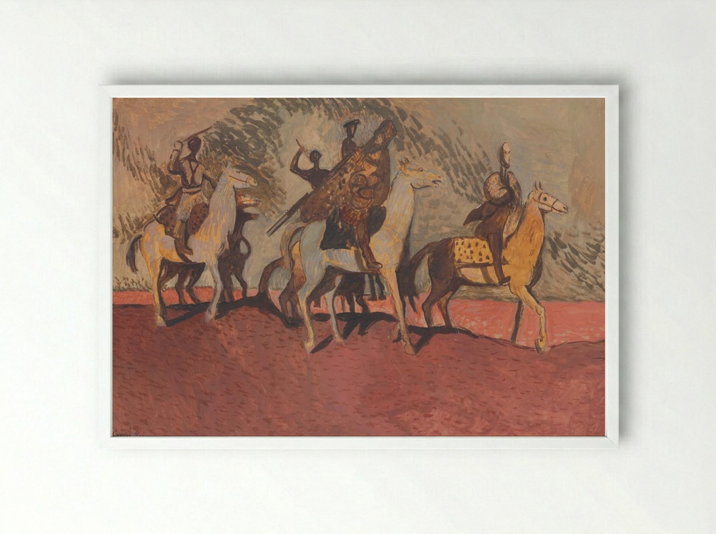 Pink Sand - Cyprián Majerník - Framed Print White