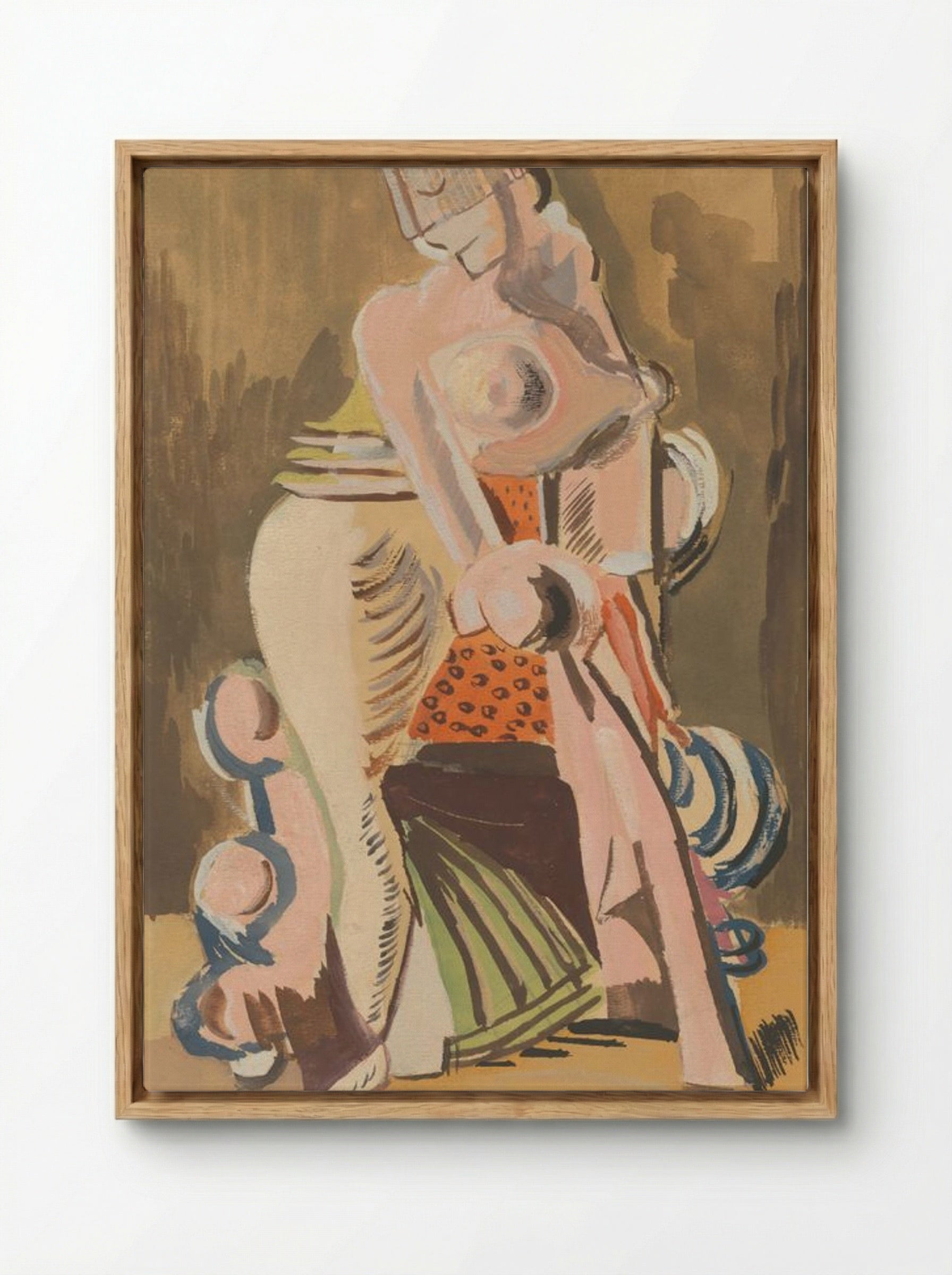 The Widow - Cyprián Majerník - Framed Canvas Wood