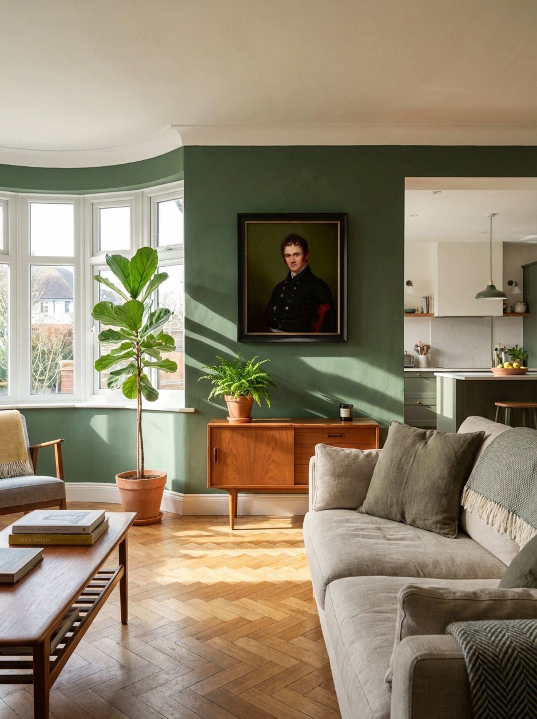 Portrait of a Man, Waist-Length, Seated - Fine Art Print - Lifestyle