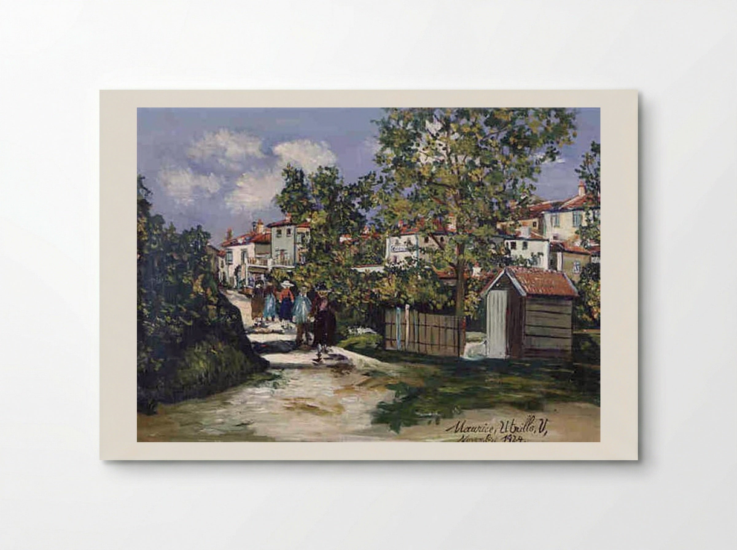 Landscape in Saint-Bernard - Maurice Utrillo - Poster