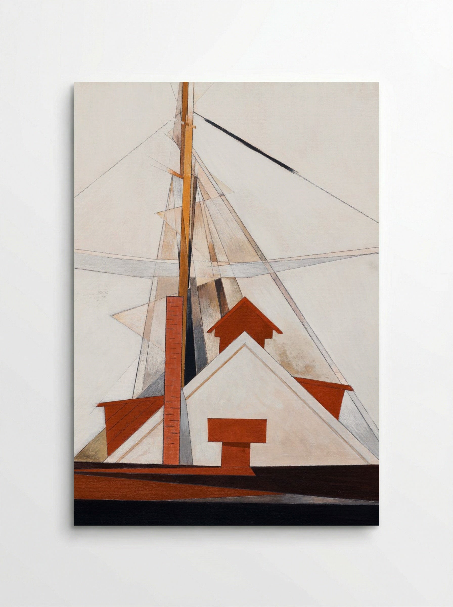 Masts - Charles Demuth - Poster