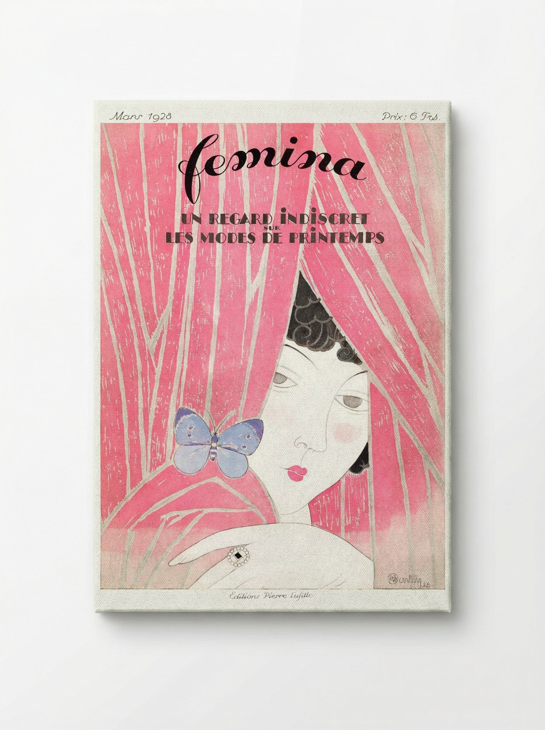 The Fashion Magazine as Temptress, Femina - Georges Léonnec - Canvas