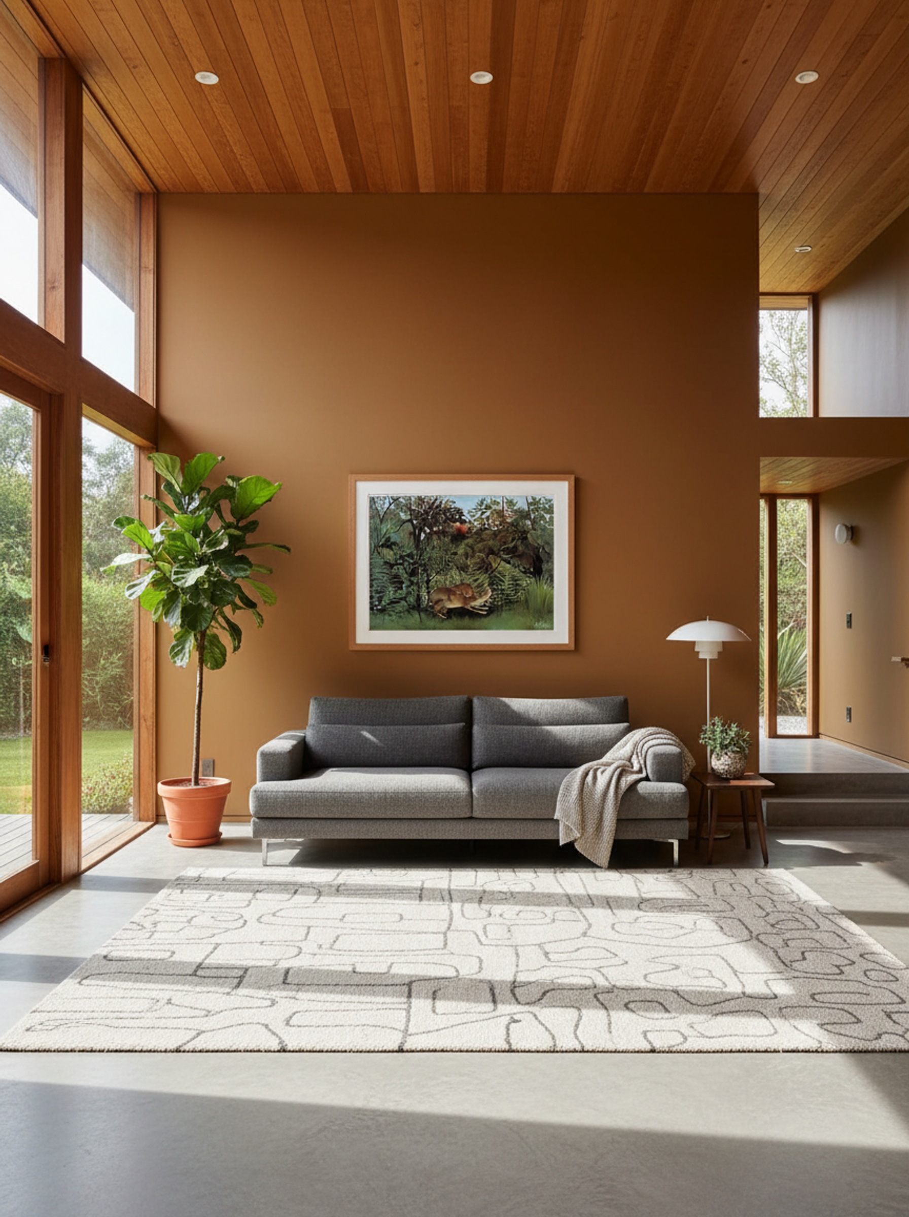 The Hungry Lion Throws Itself on the Antelope - Henri Rousseau - Lifestyle