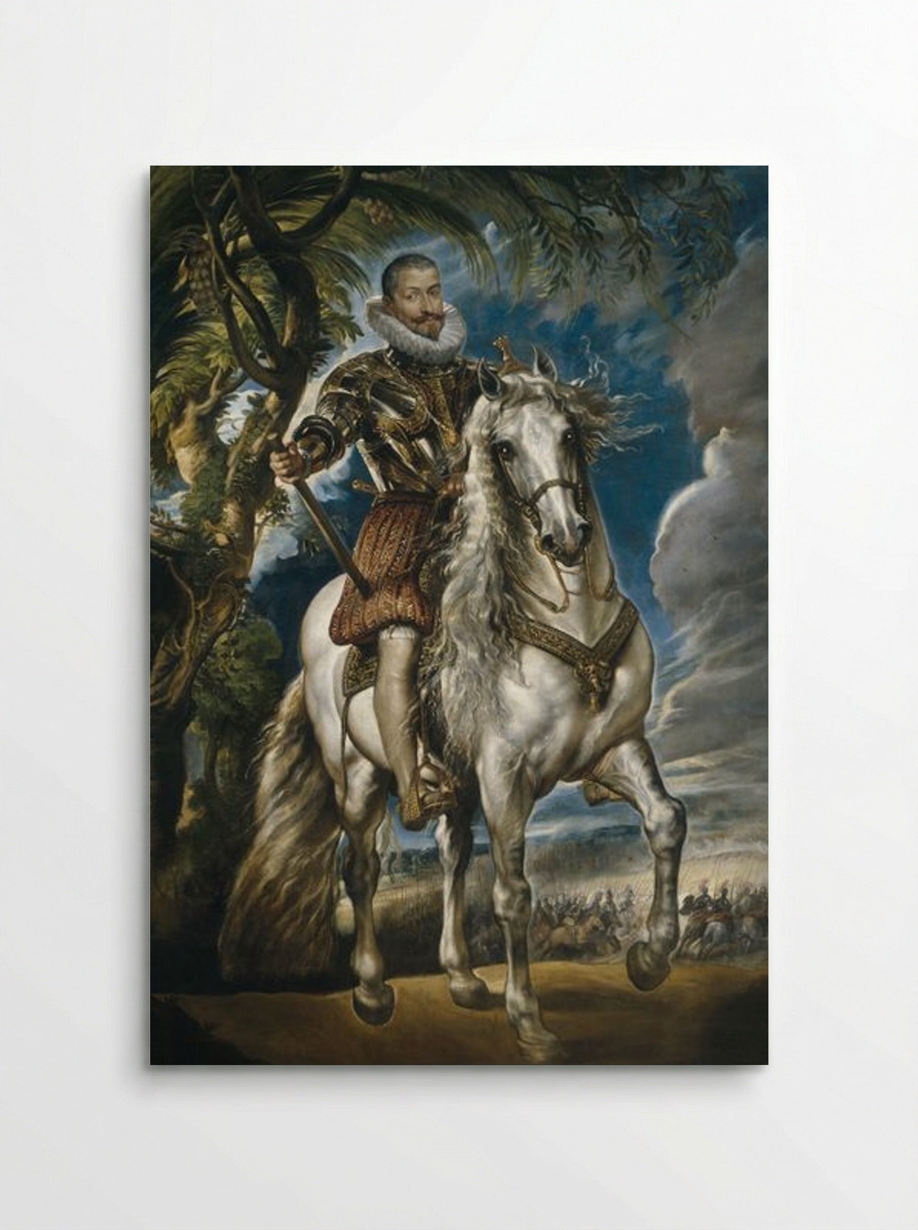 Equestrian Portrait of the Duke of Lerma - Peter Paul Rubens - Poster