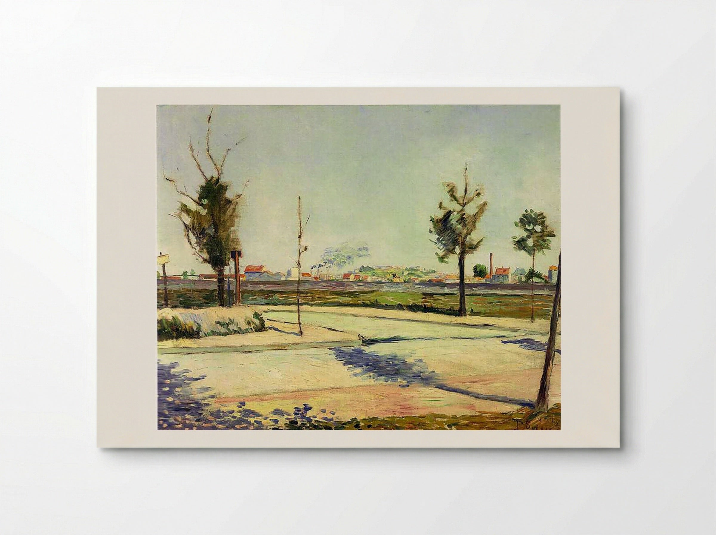 The Road to Gennevilliers - Paul Signac - Poster