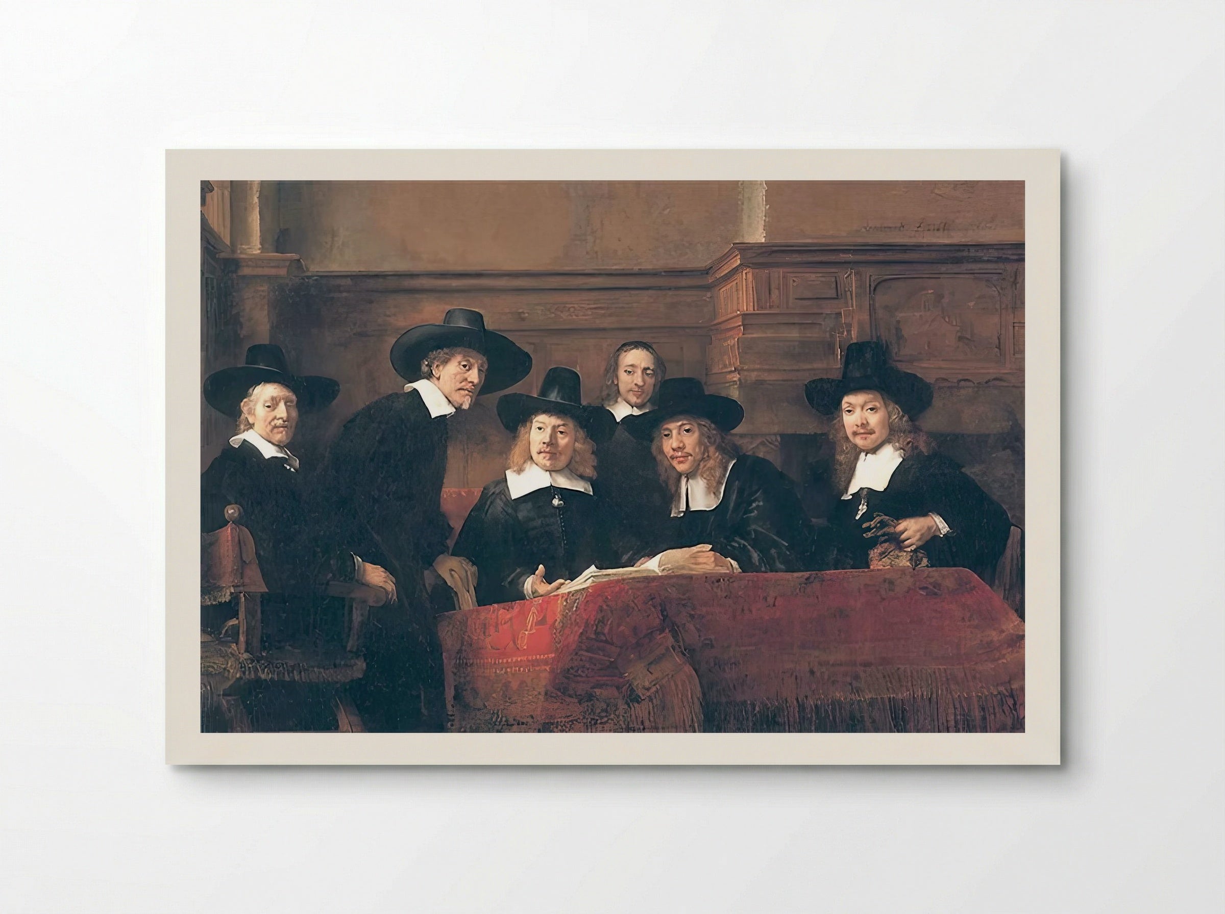The Syndics of the Drapers' Guild - Rembrandt van Rijn - Poster