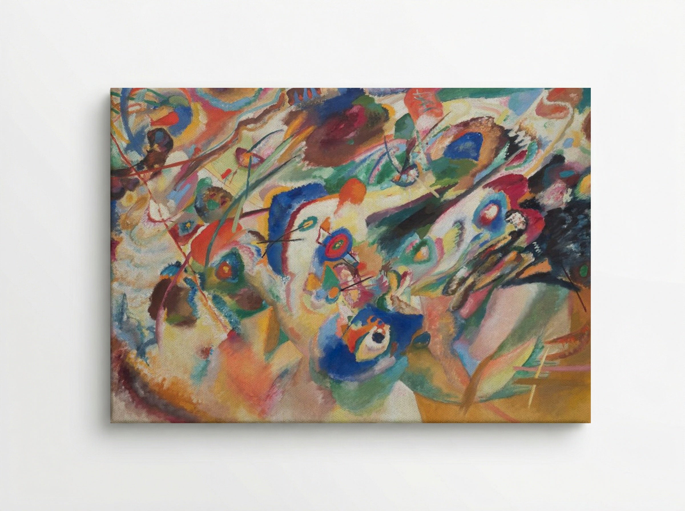 Sketch 2 for Composition VII - Wassily Kandinsky - Canvas