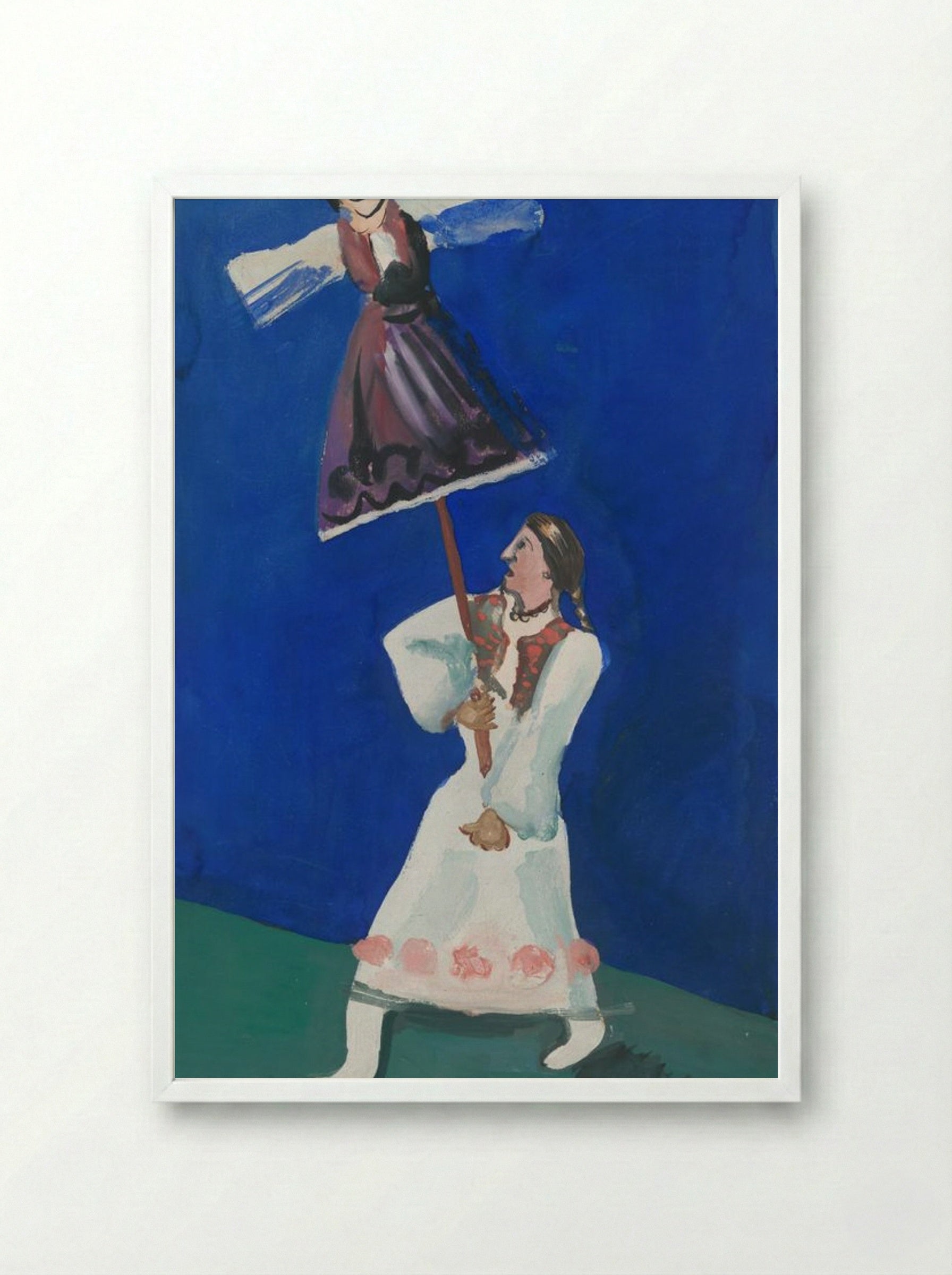 Morena - Cyprián Majerník - Framed Print White