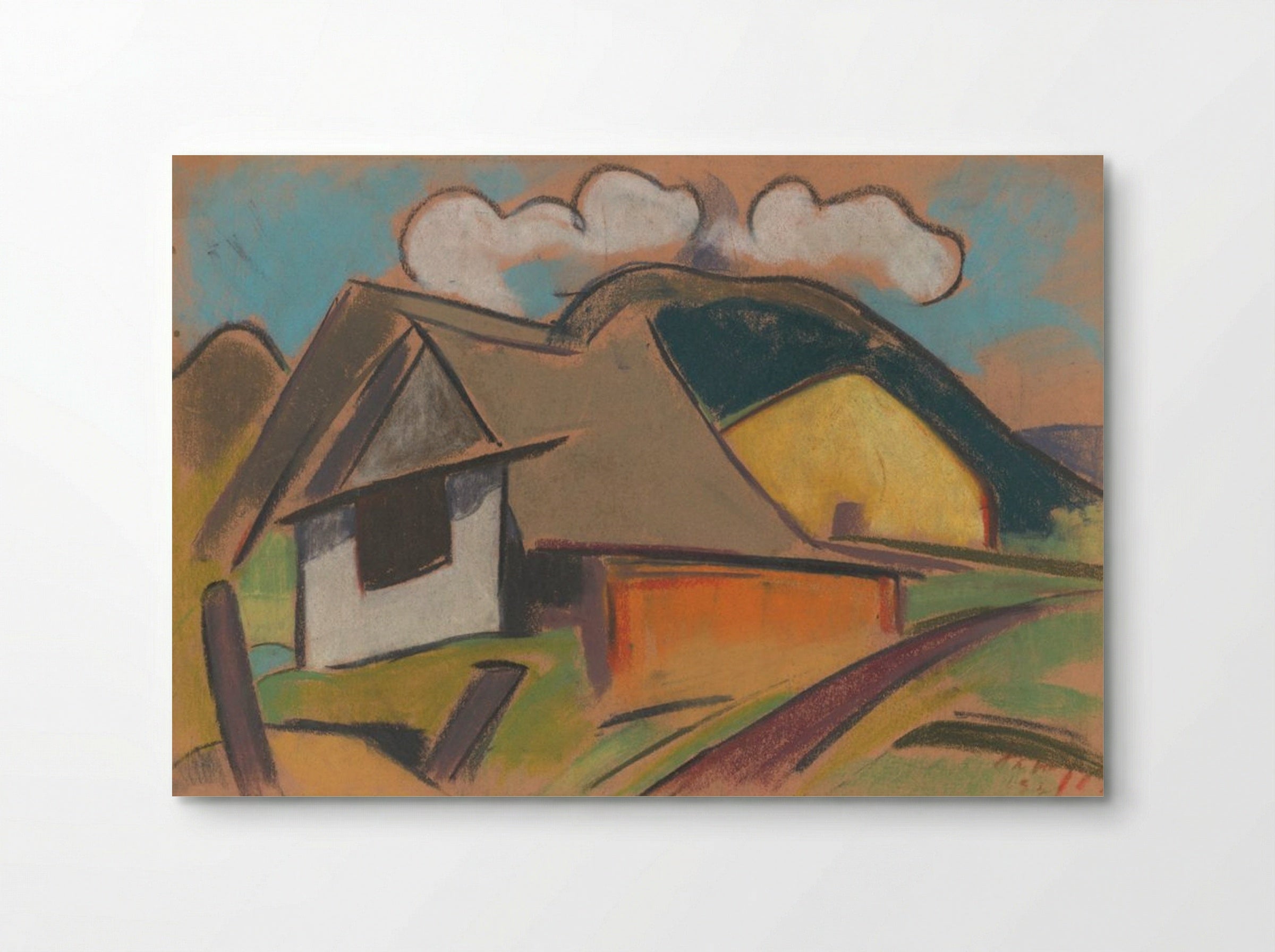 Cottages in the Mountains - Zolo Palugyay - Poster