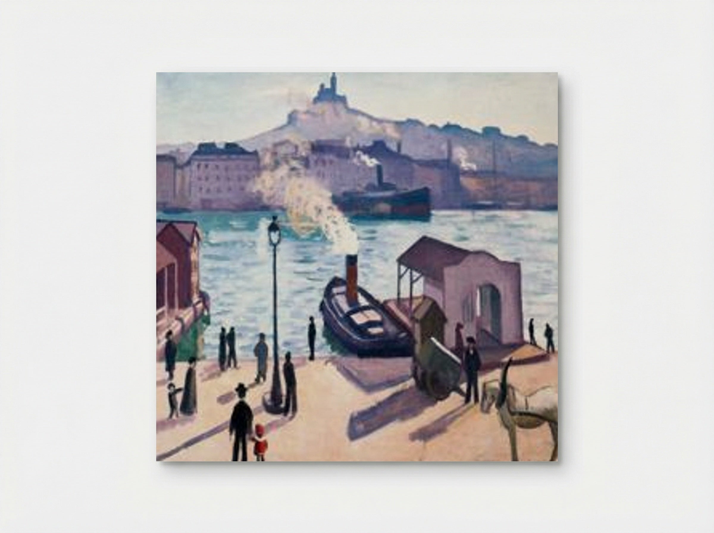 A Horse in Marseille - Albert Marquet - Poster