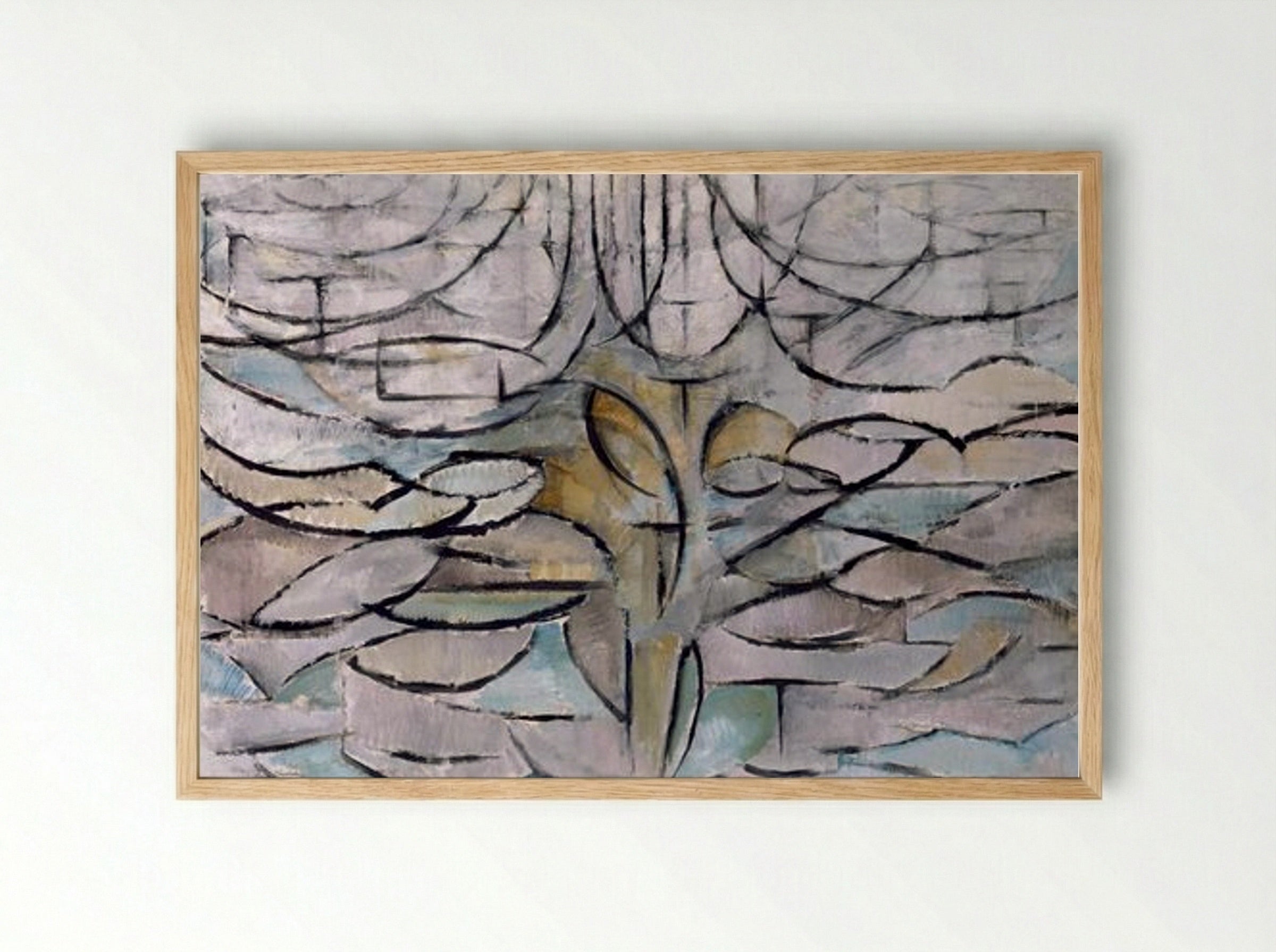 The Flowering Apple Tree - Piet Mondrian - Framed Print Wood