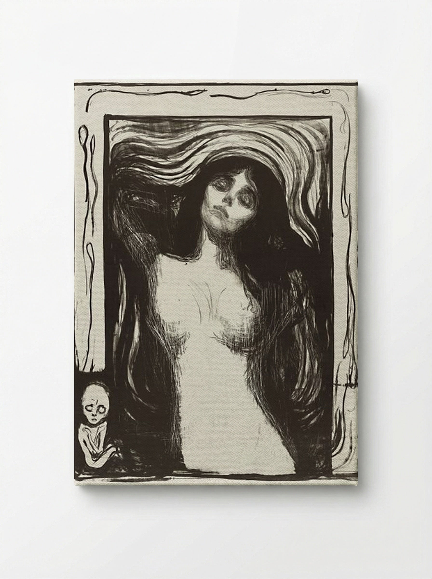 Madonna (Liebendes Weib) - Edvard Munch - Canvas