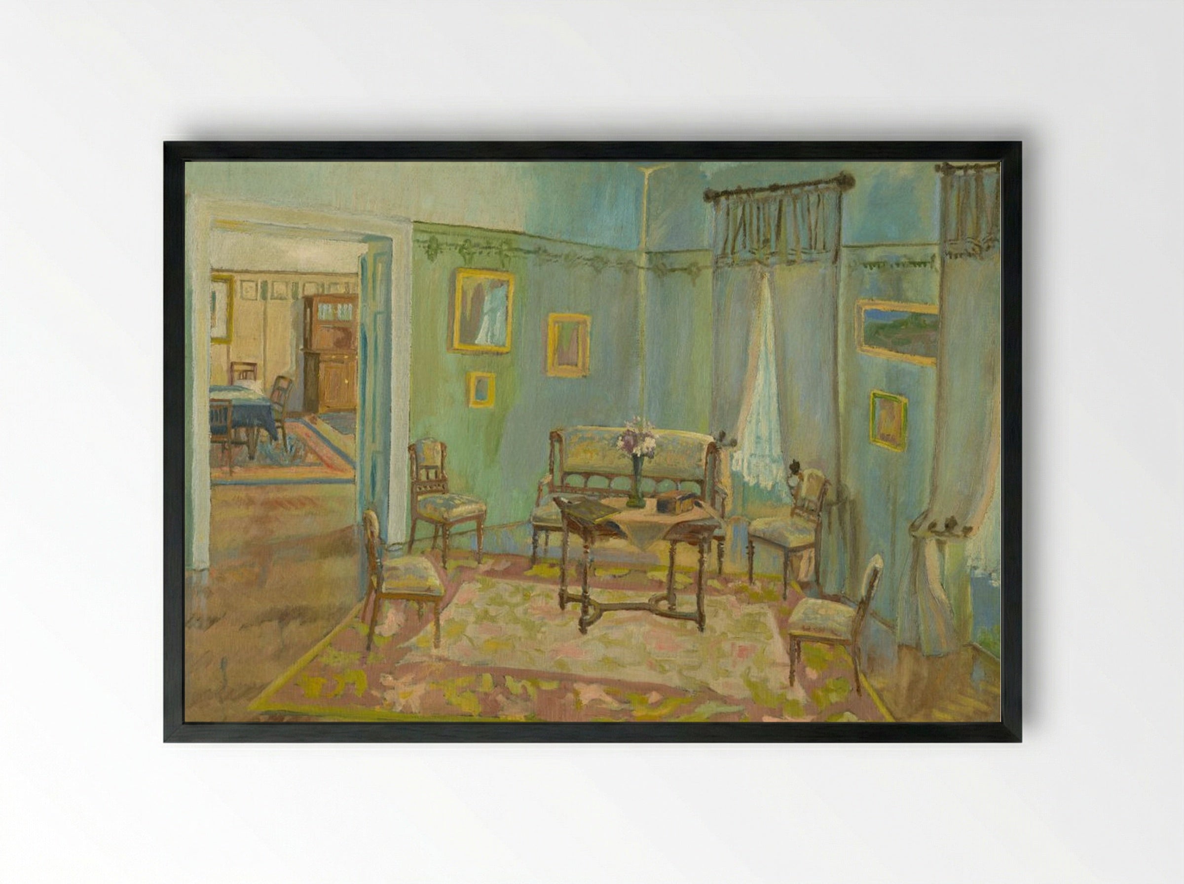 Room Interior - Konstantin Bauer - Framed Print Black