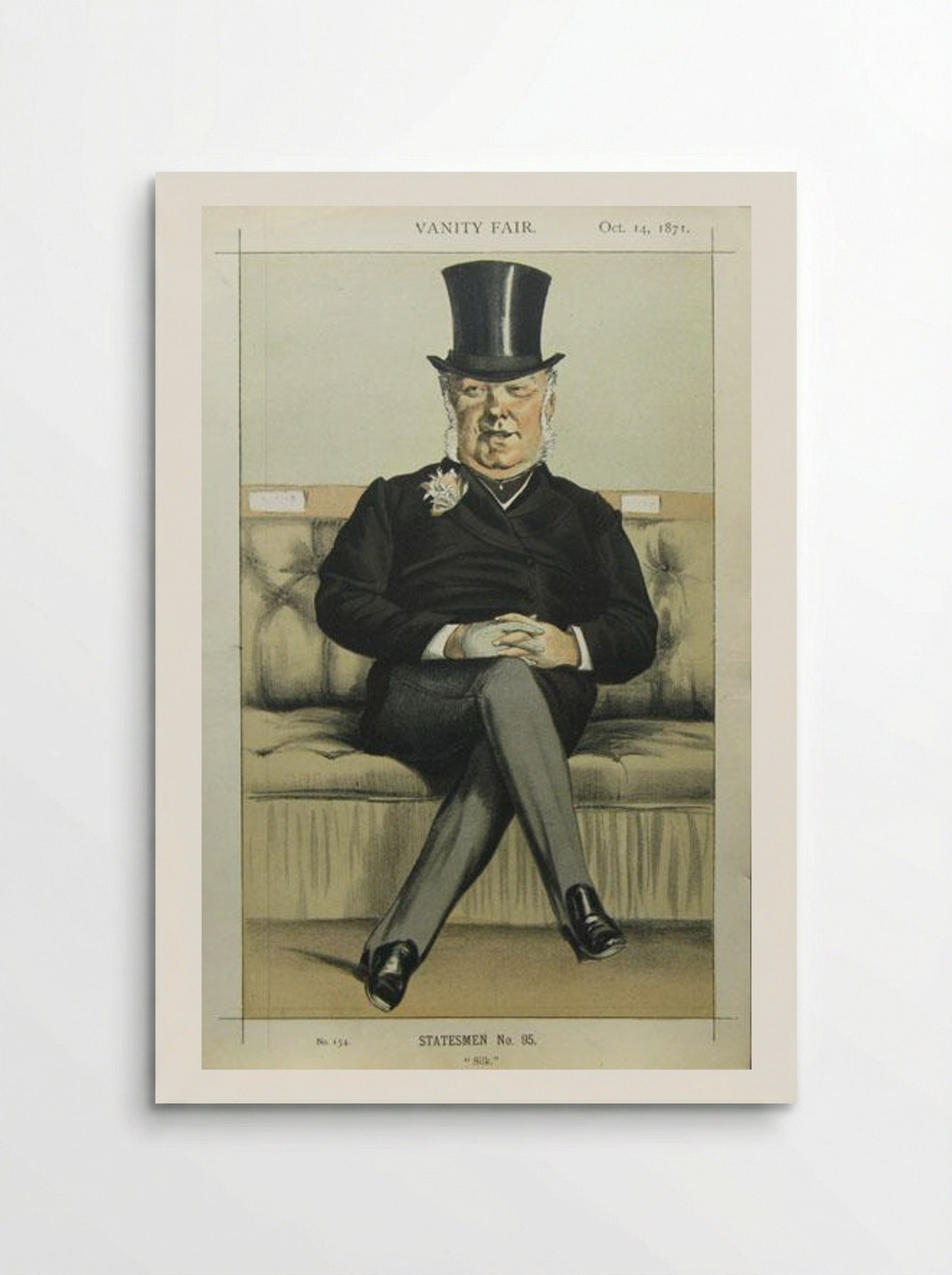 Caricature of Henry William Eaton M.P. - James Tissot - Poster