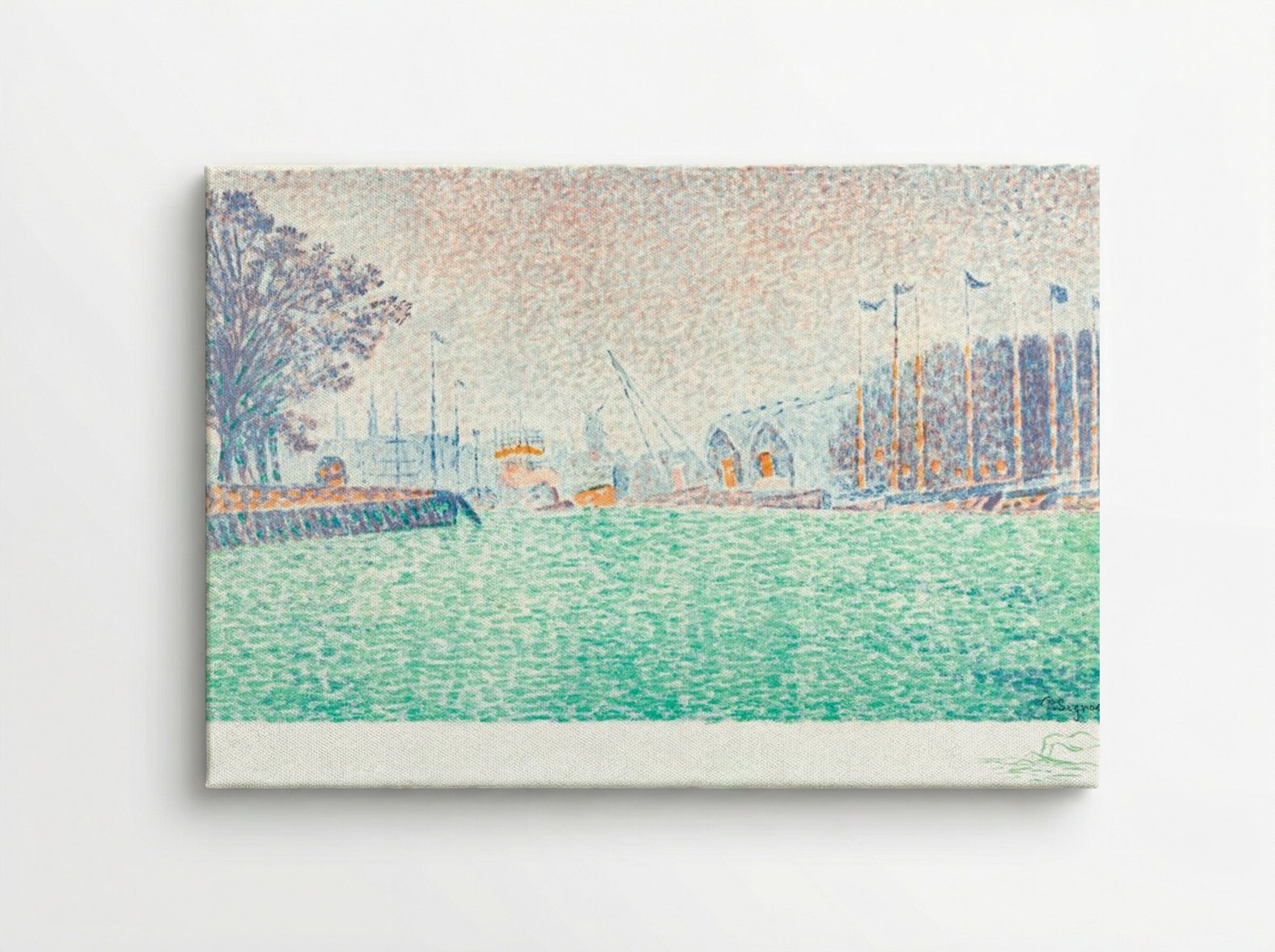 At Flushing (A Flessingue) - Paul Signac - Canvas