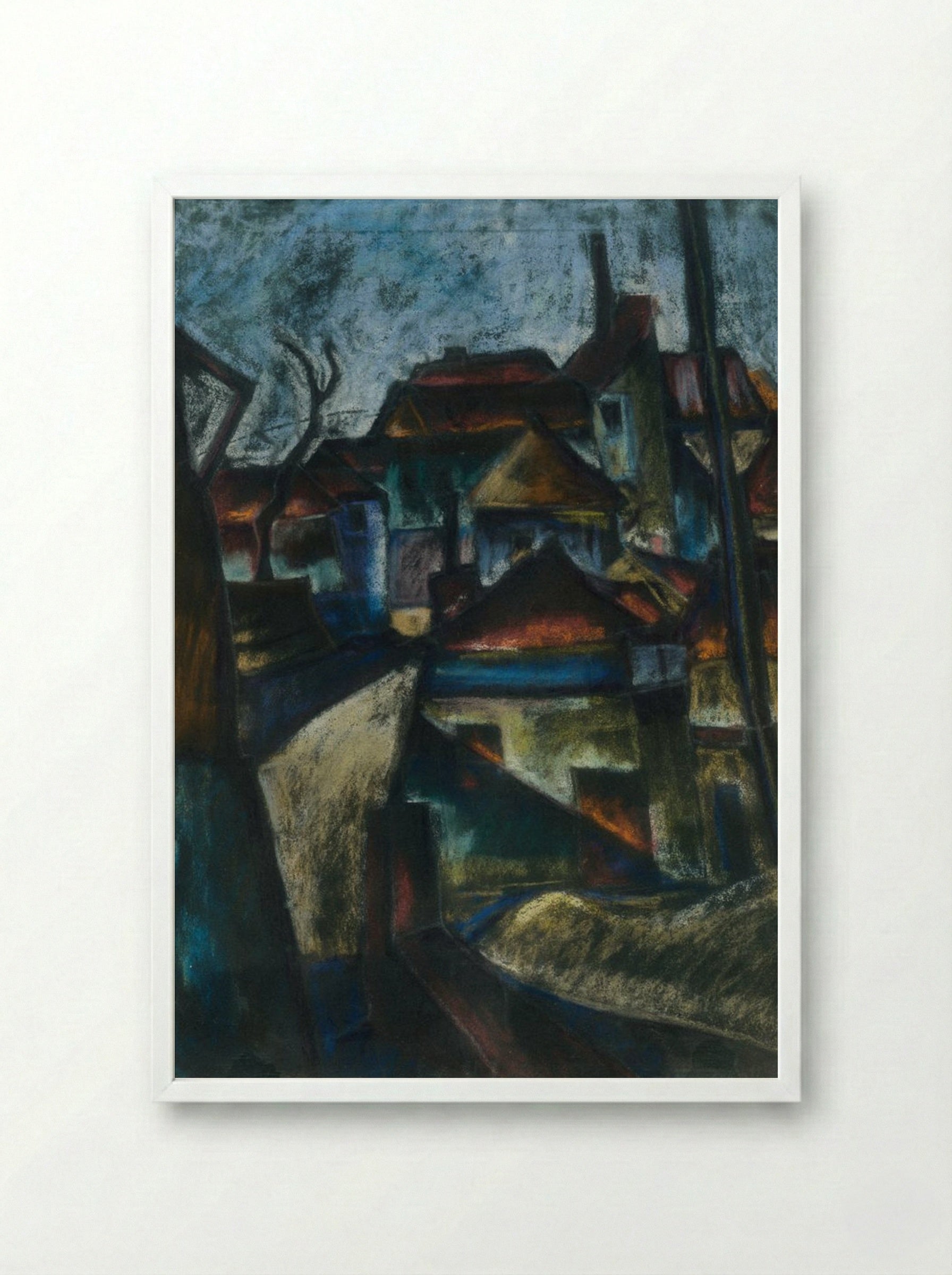 In Suburbs - Konstantin Bauer - Framed Print White