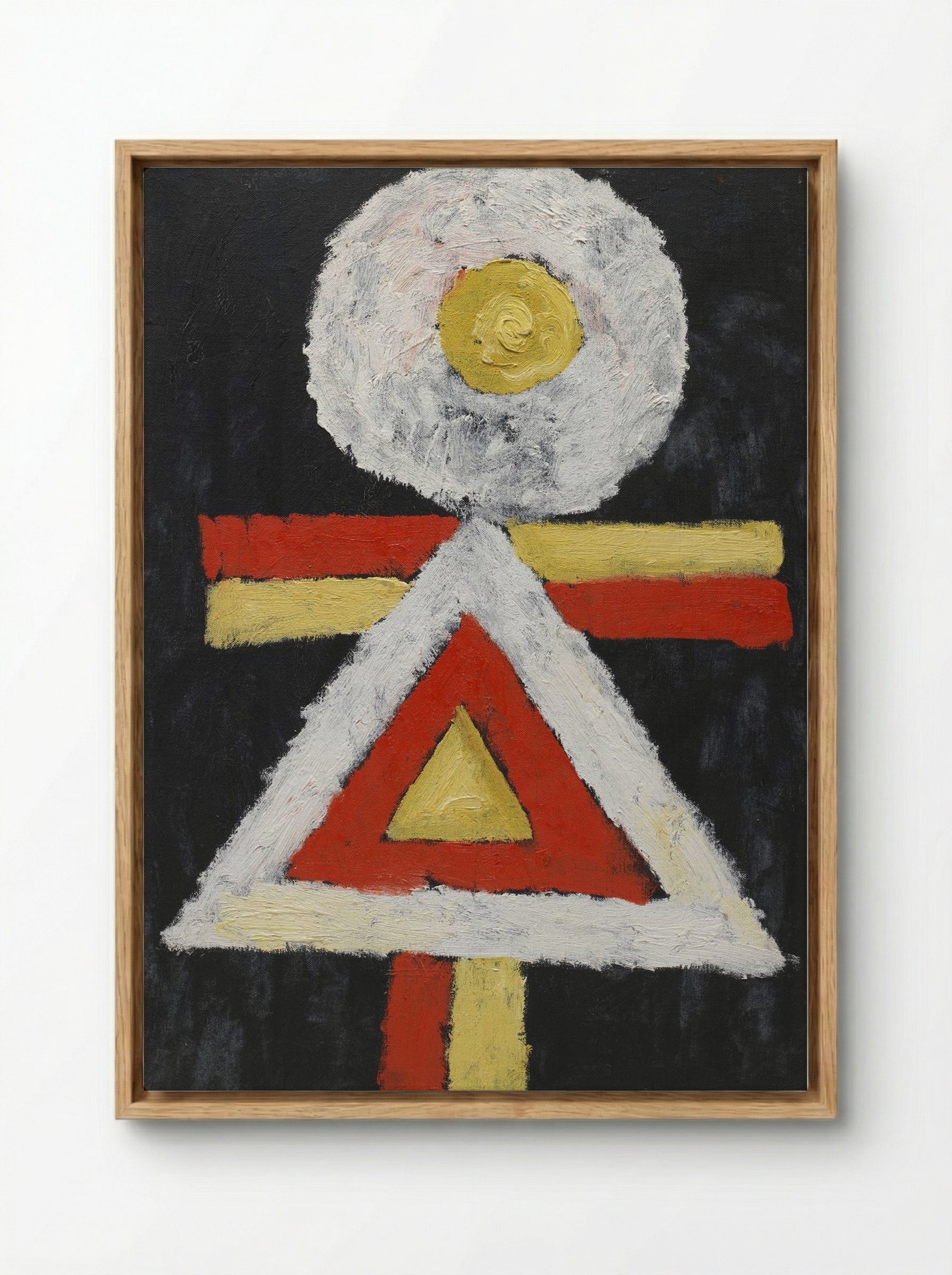 Geometric Figure - Marsden Hartley - Framed Canvas Wood