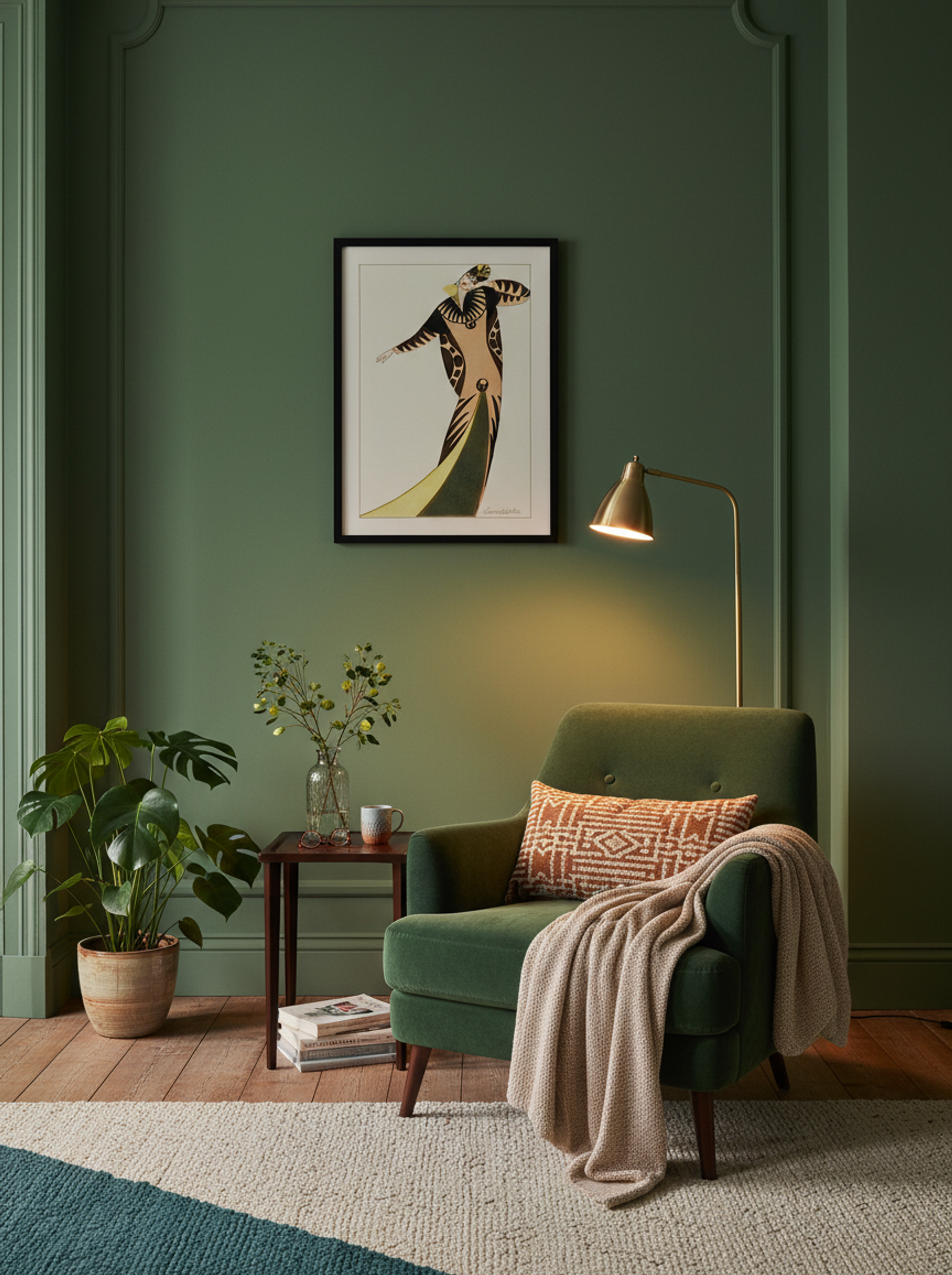 Woman in a Long Tubular Dress - Otto Friedrich Carl Lendecke - Lifestyle