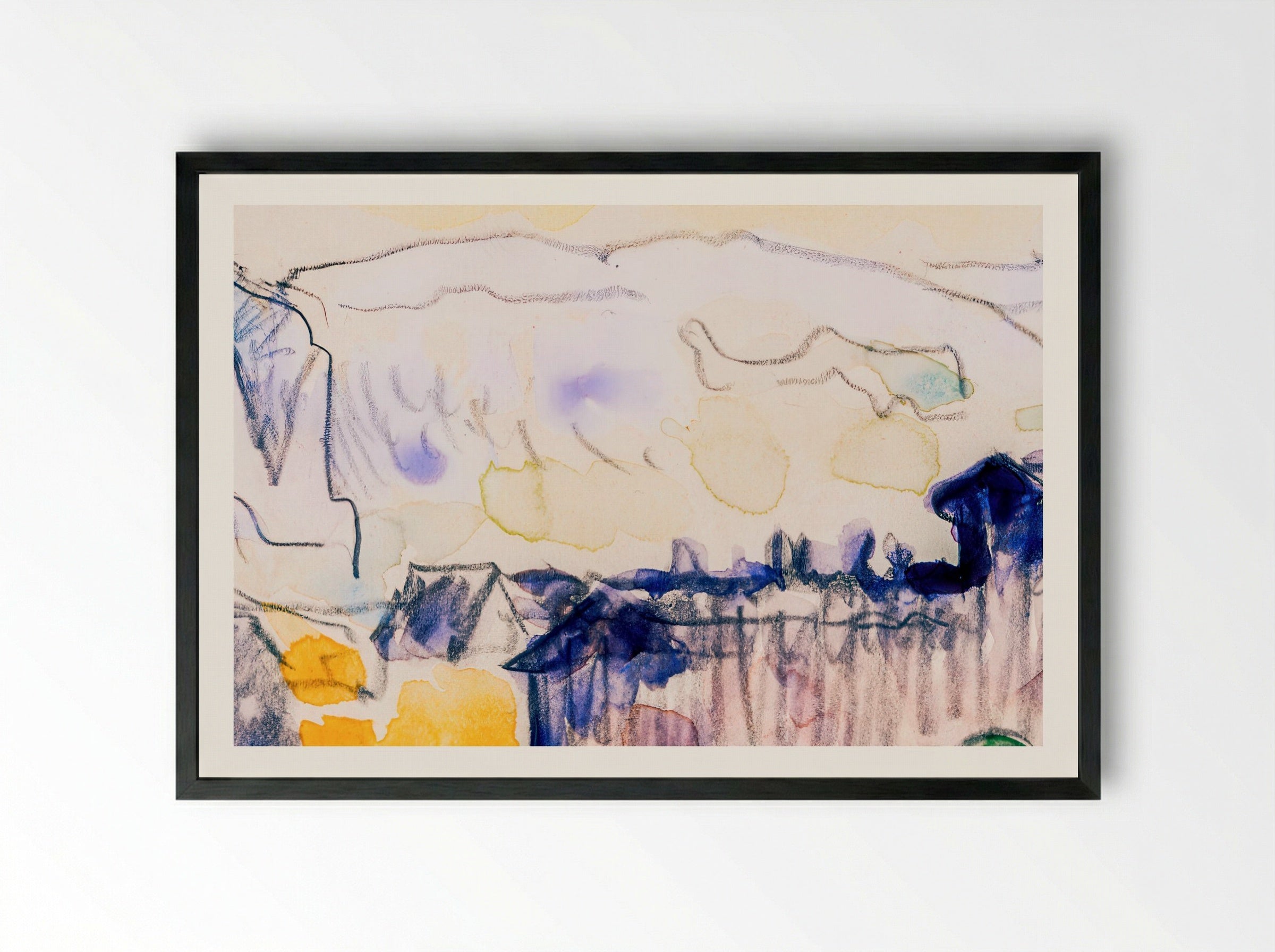 Geneva, 1919 - Paul Signac - Framed Print Black