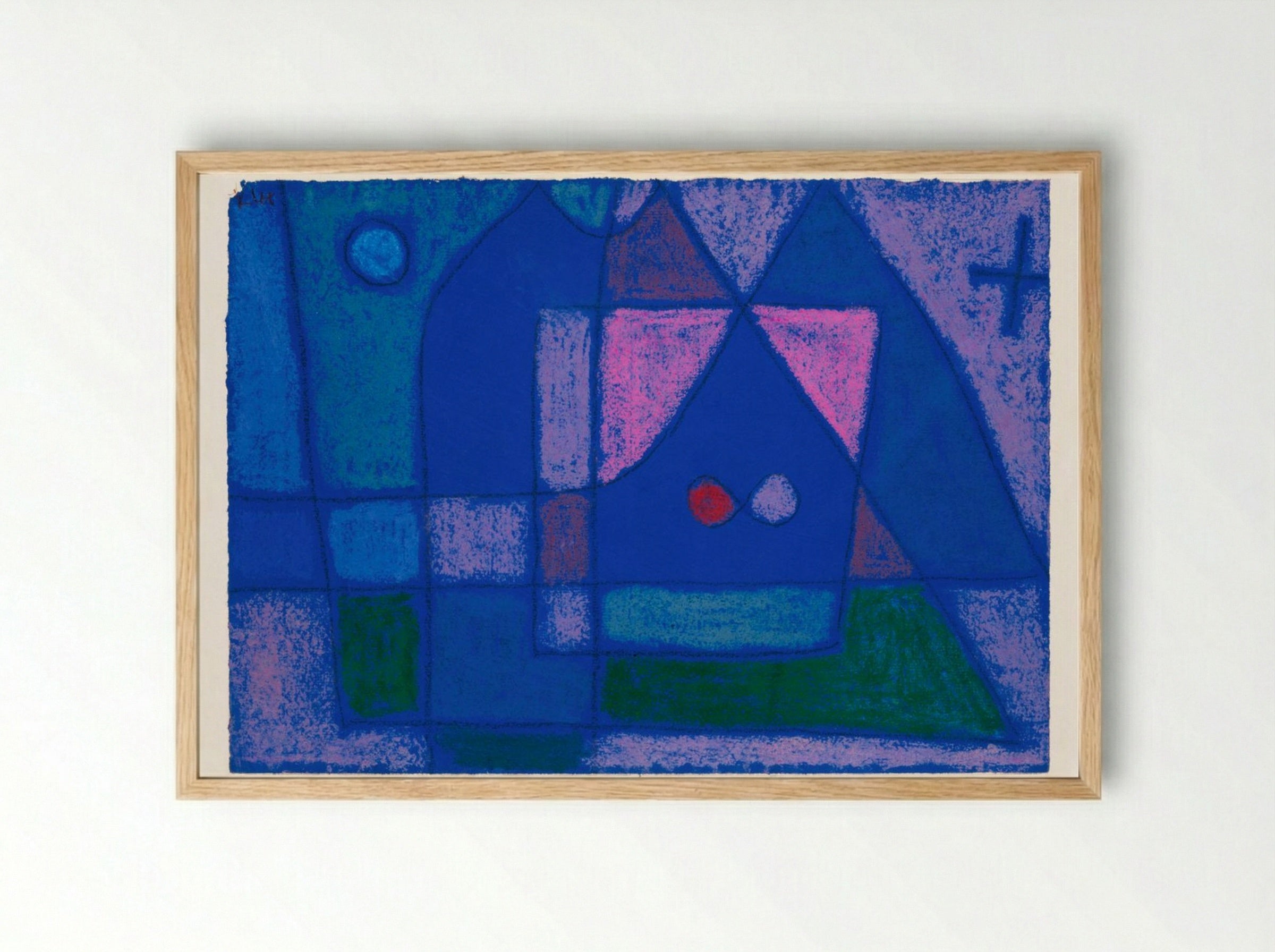 A Little Room in Venice - Paul Klee - Framed Print Wood