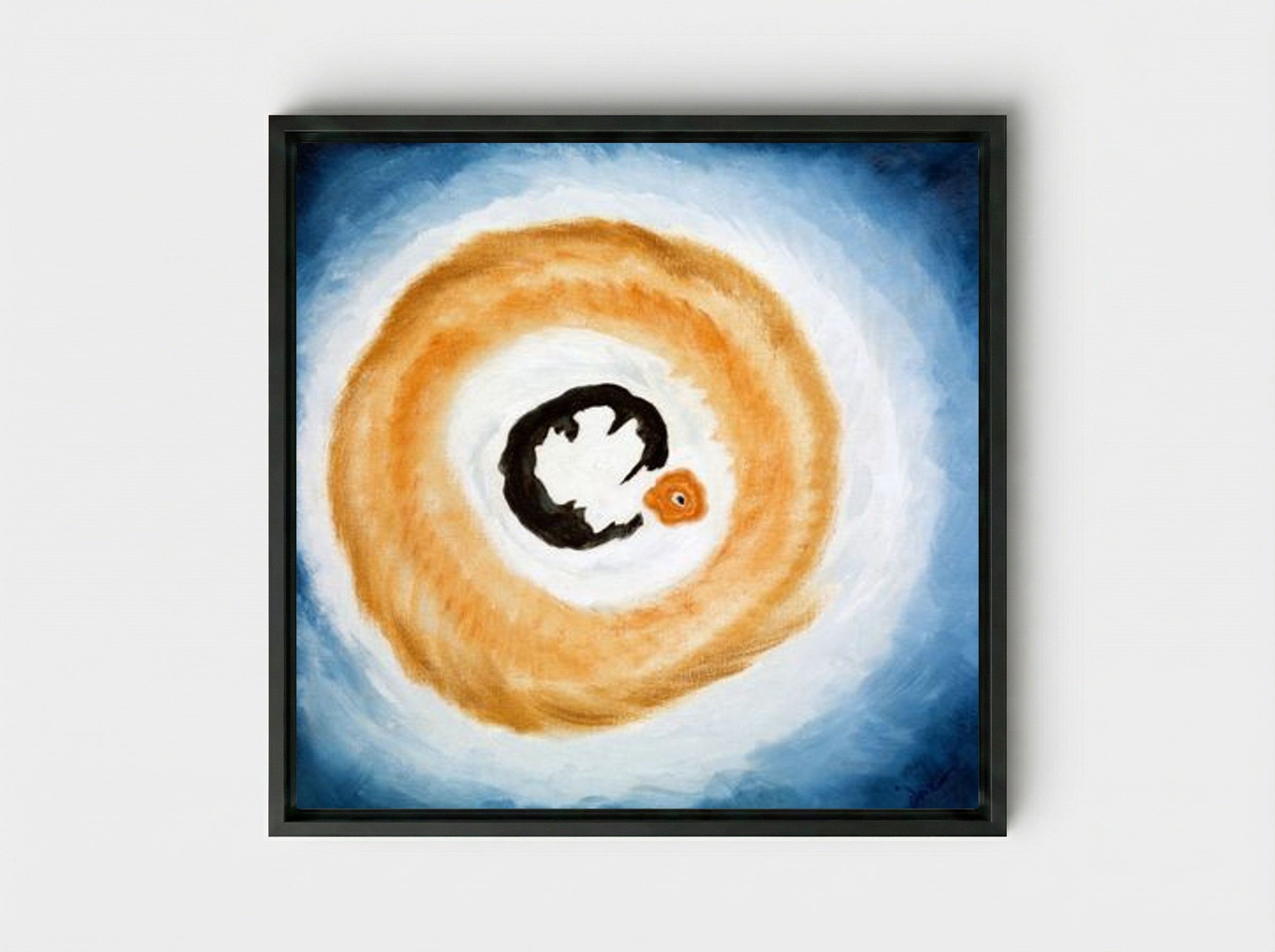 Dawn II - Arthur Dove - Framed Canvas Black