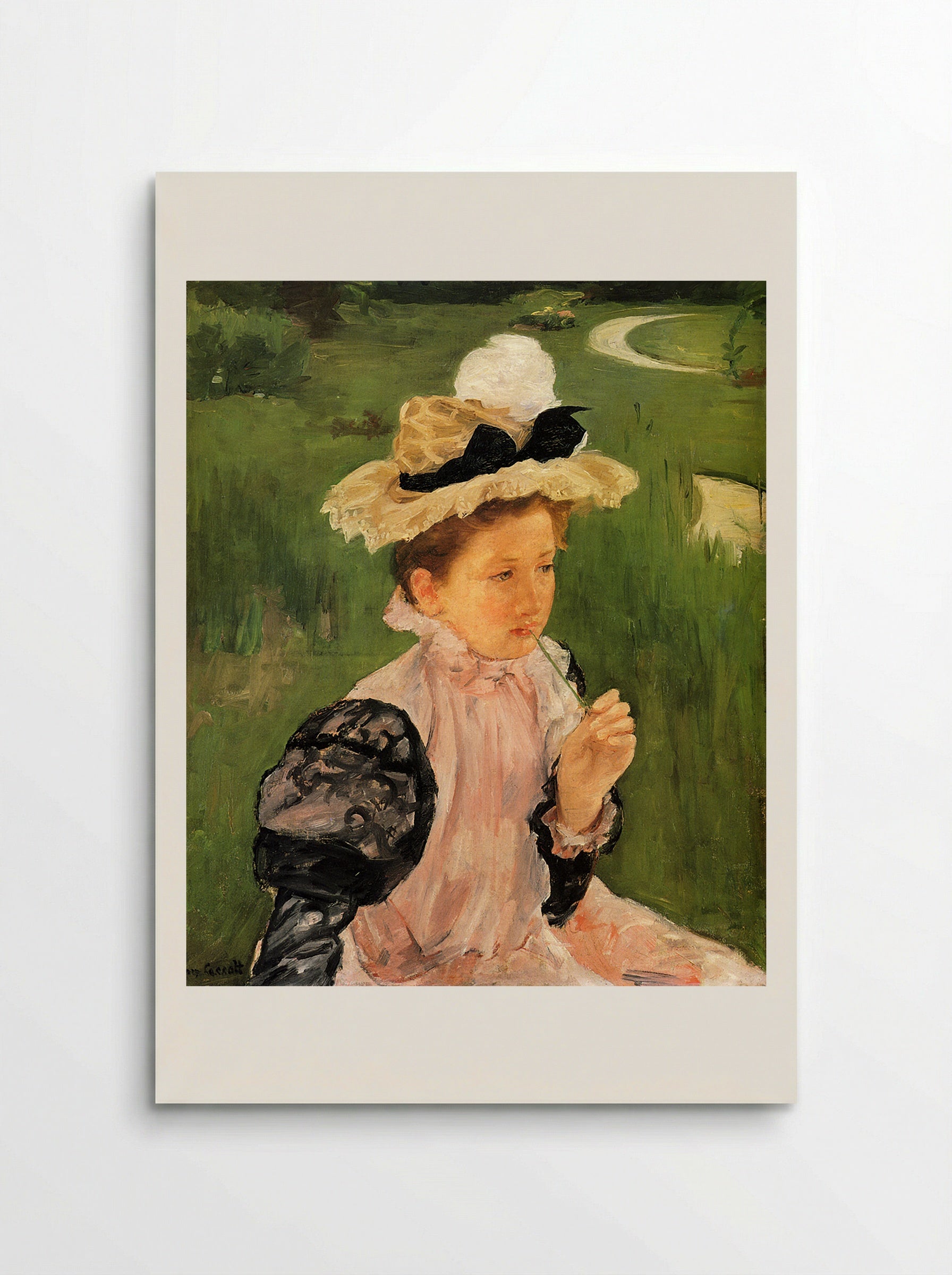 Portrait of a Young Girl - Mary Cassatt - Poster
