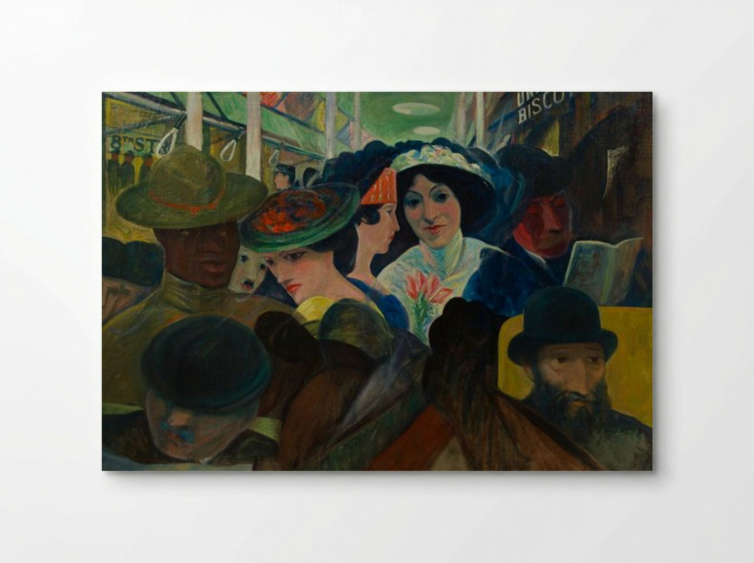 The Subway - Max Weber - Poster