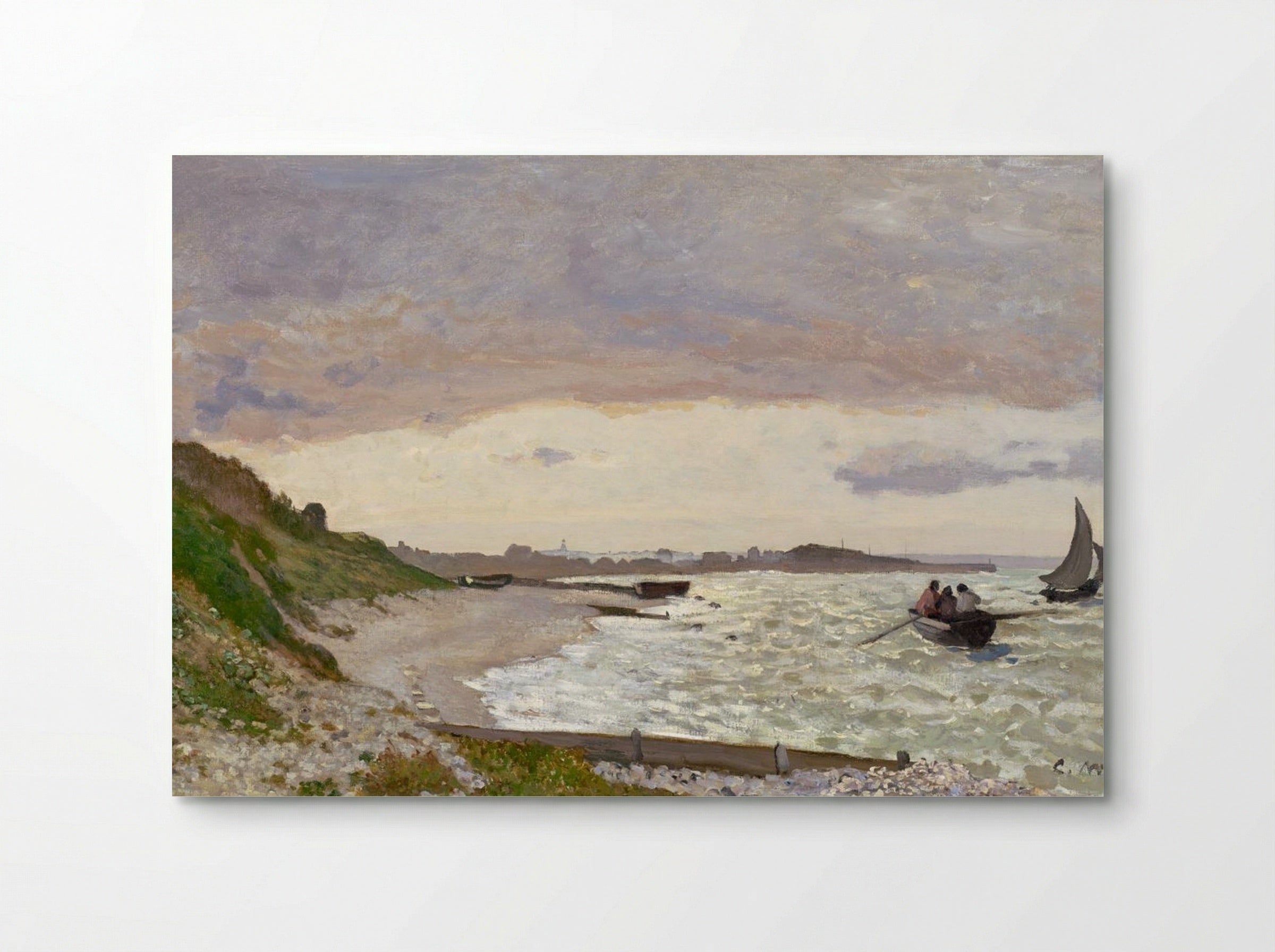 The Seashore at Sainte-Adresse - Claude Monet - Poster