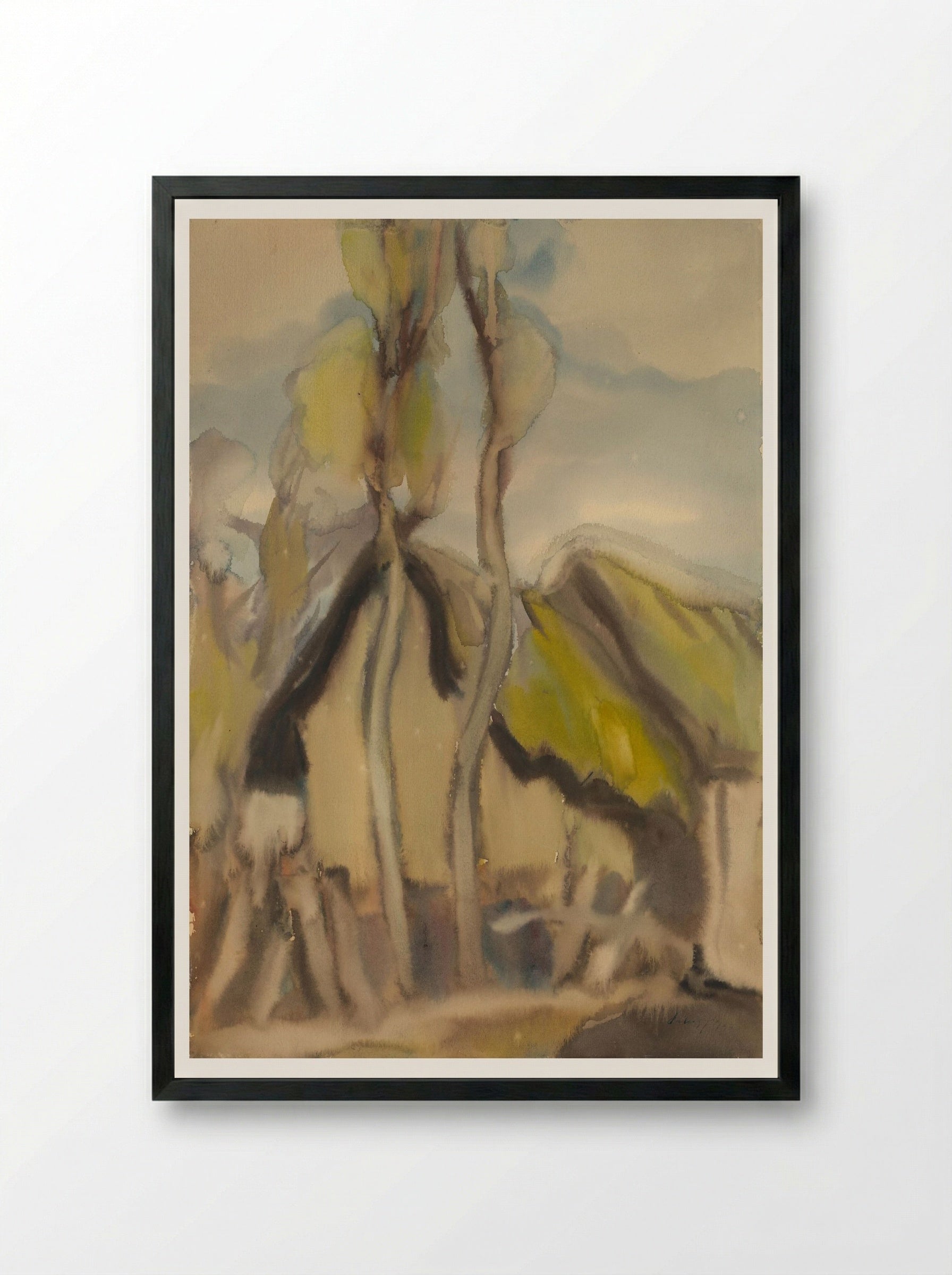 Cottage - Zolo Palugyay - Framed Print Black