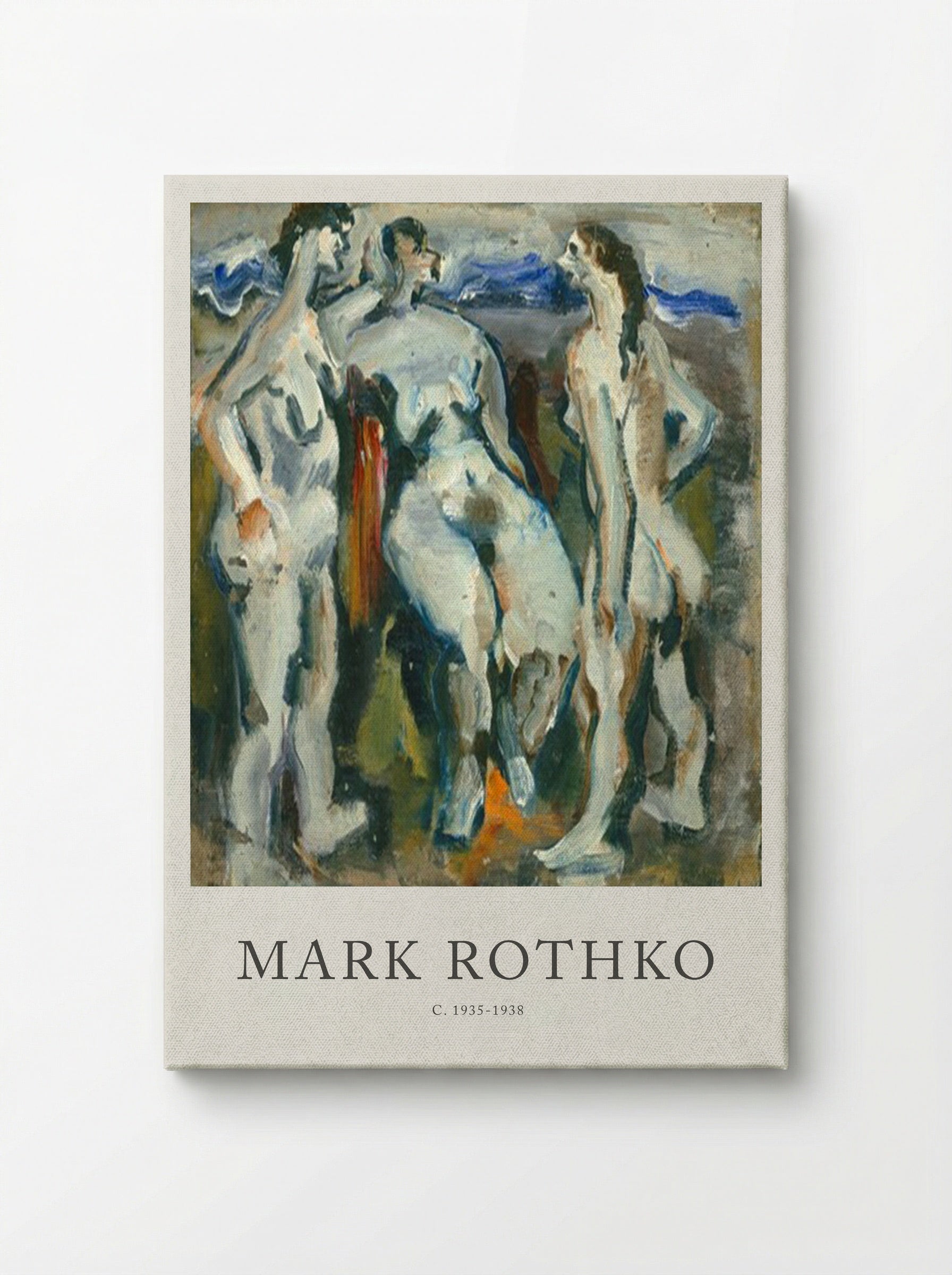 Untitled (Three Nudes) - Mark Rothko - Canvas