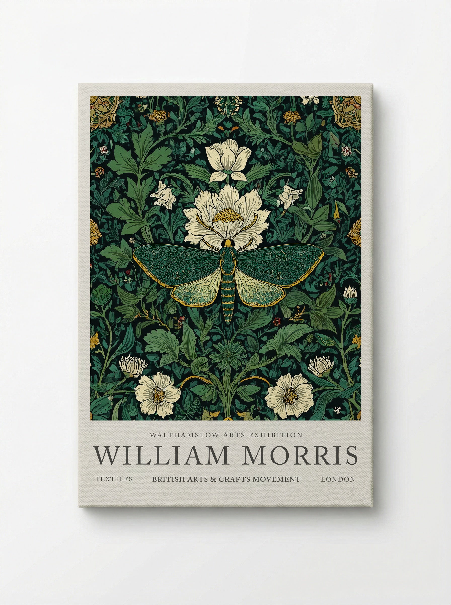 Emerald Moth Garden - William Morris