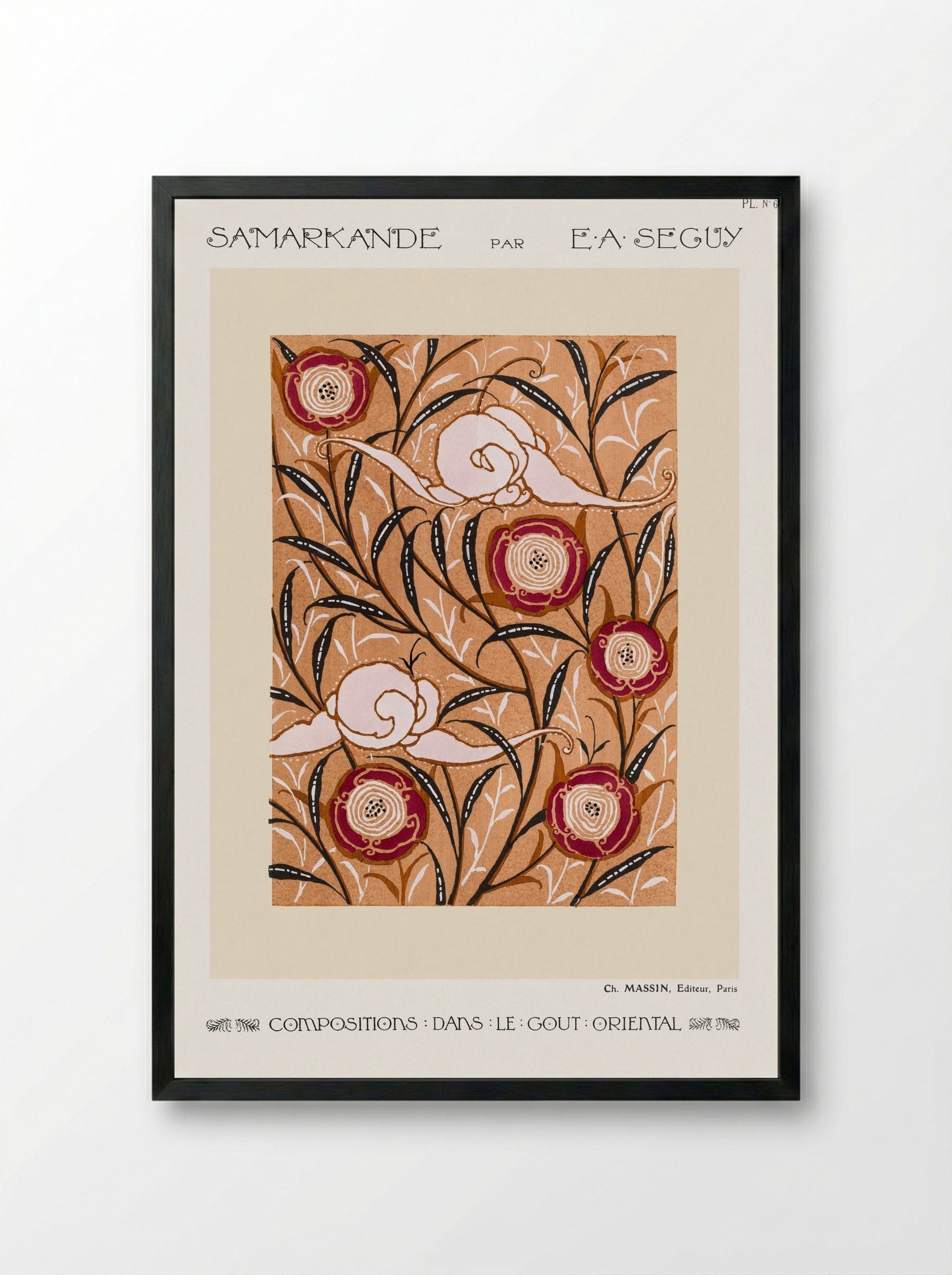 Samarkande, Plate No. 6 - Émile-Allain Séguy - Framed Print Black