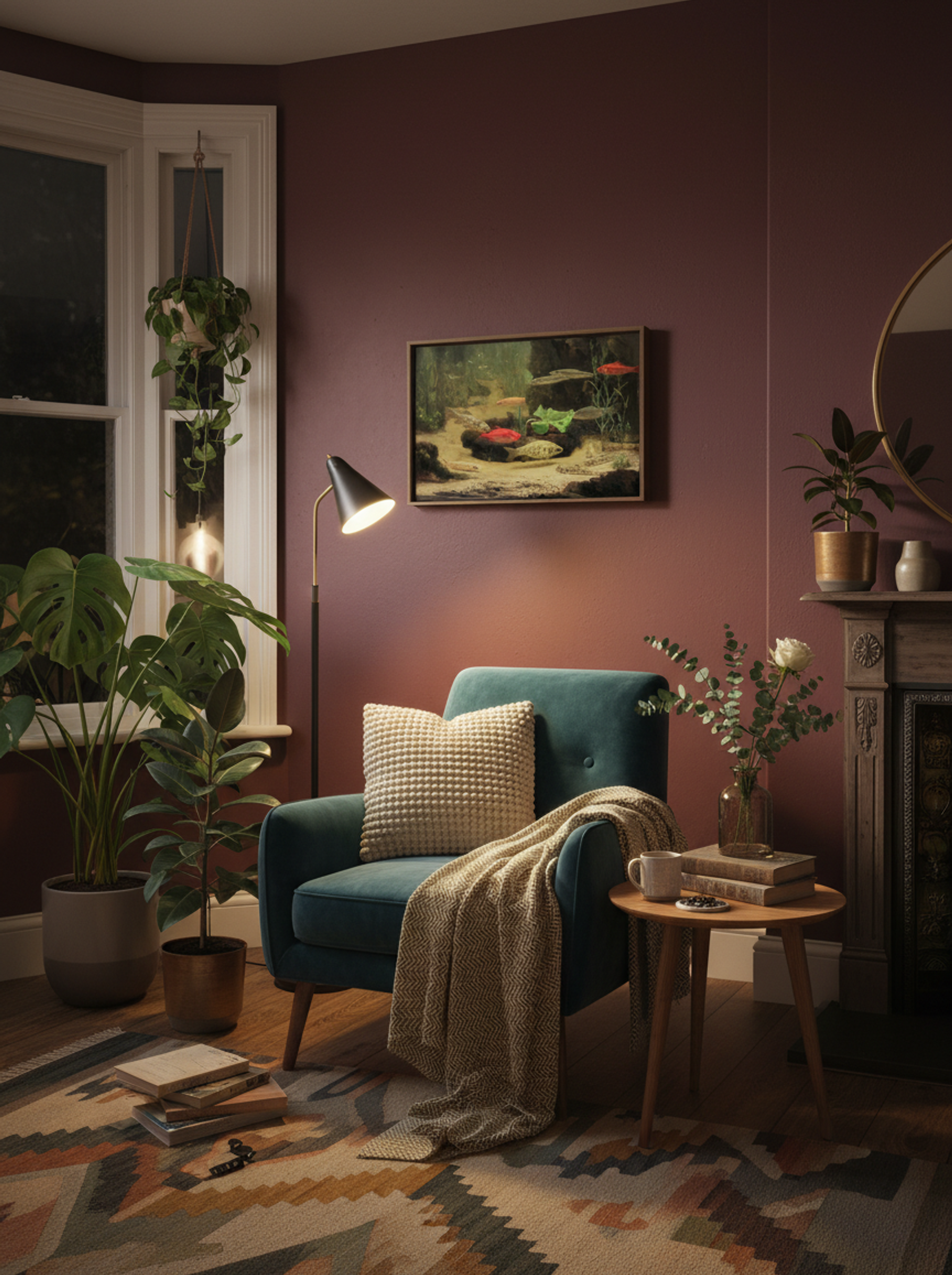 Gold and Silverfish in an Aquarium - Gerrit Willem Dijsselhof - Lifestyle